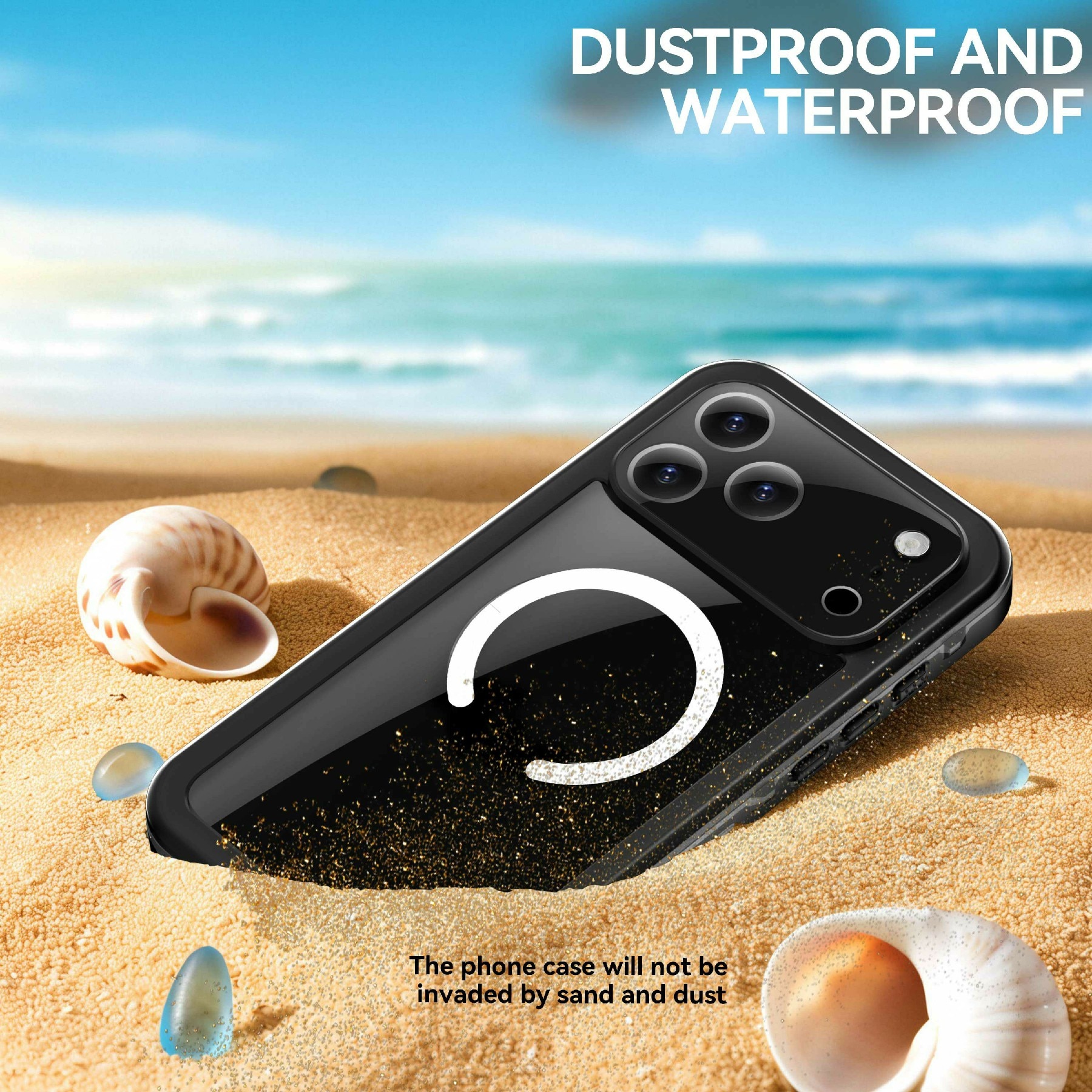 Vesitiivis Kuori iPhone 17 Pro Max kirkas