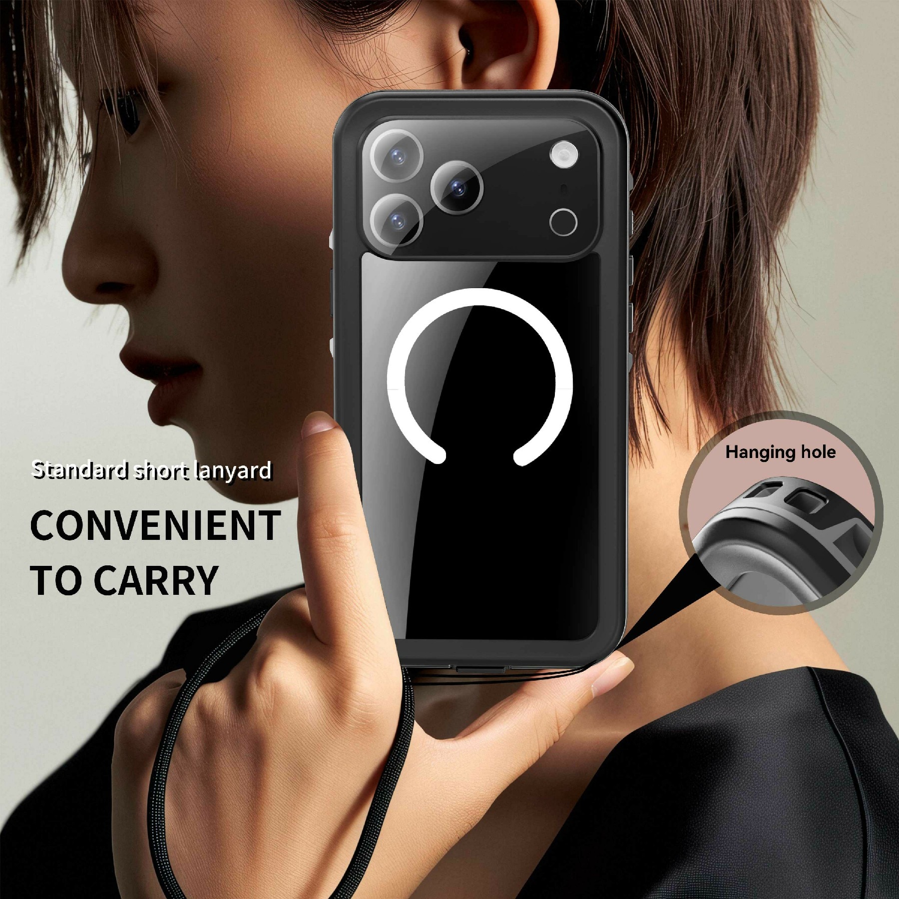 Vesitiivis Kuori iPhone 17 Pro Max kirkas