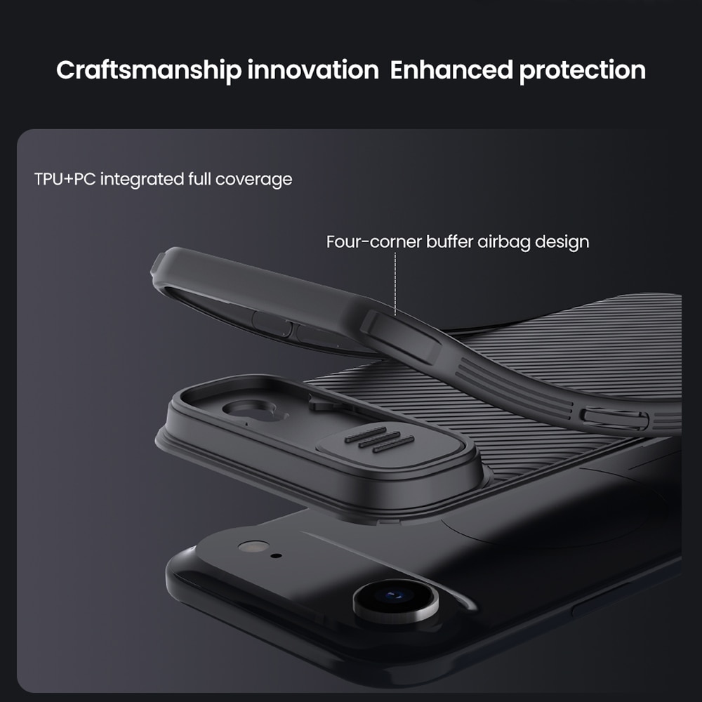 CamShield Kuori iPhone 17 Air Musta