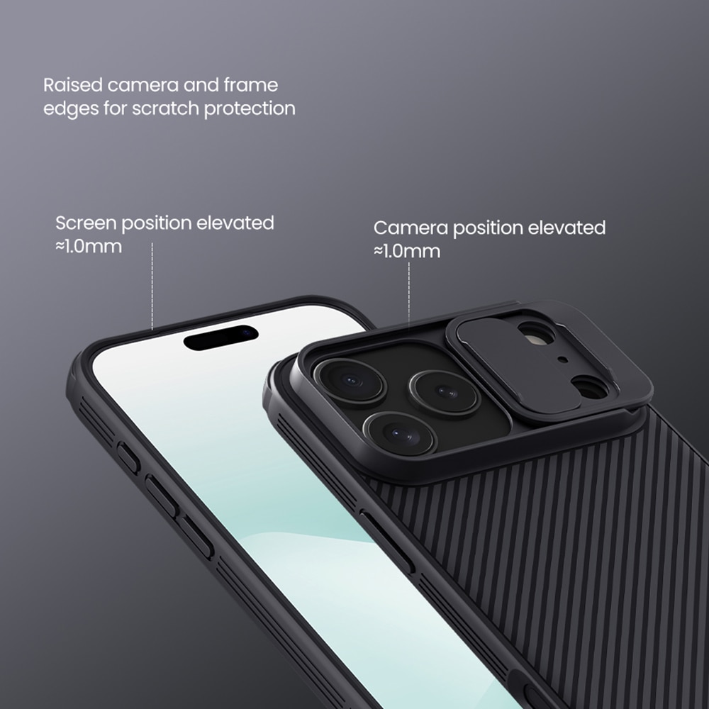 CamShield Kuori iPhone 17 Pro Max Musta
