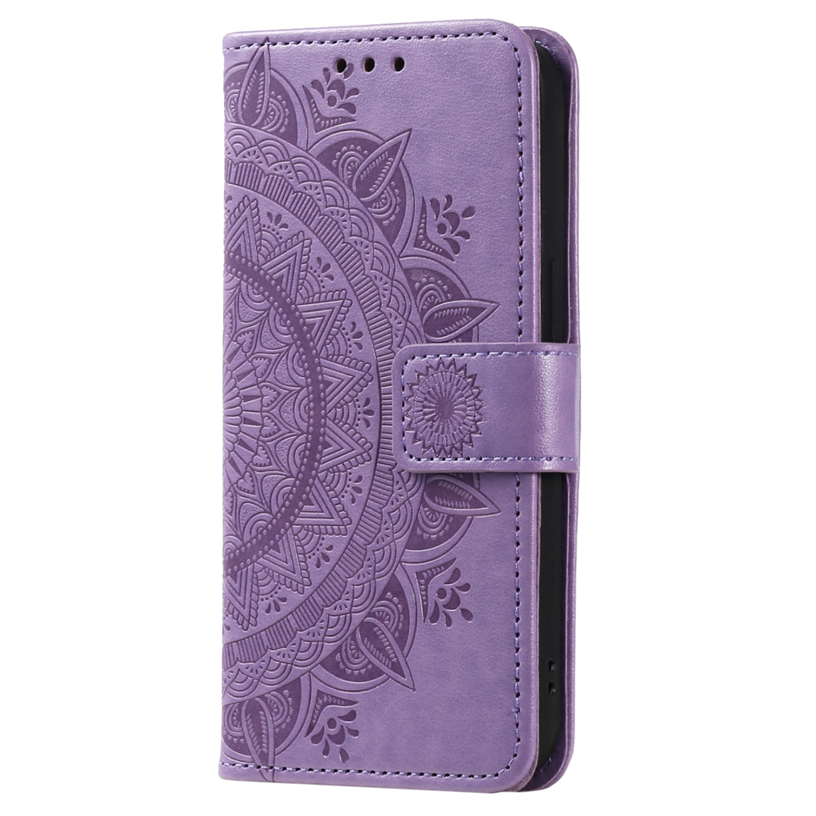 Nahkakotelo Mandala Xiaomi Redmi 15C Liila