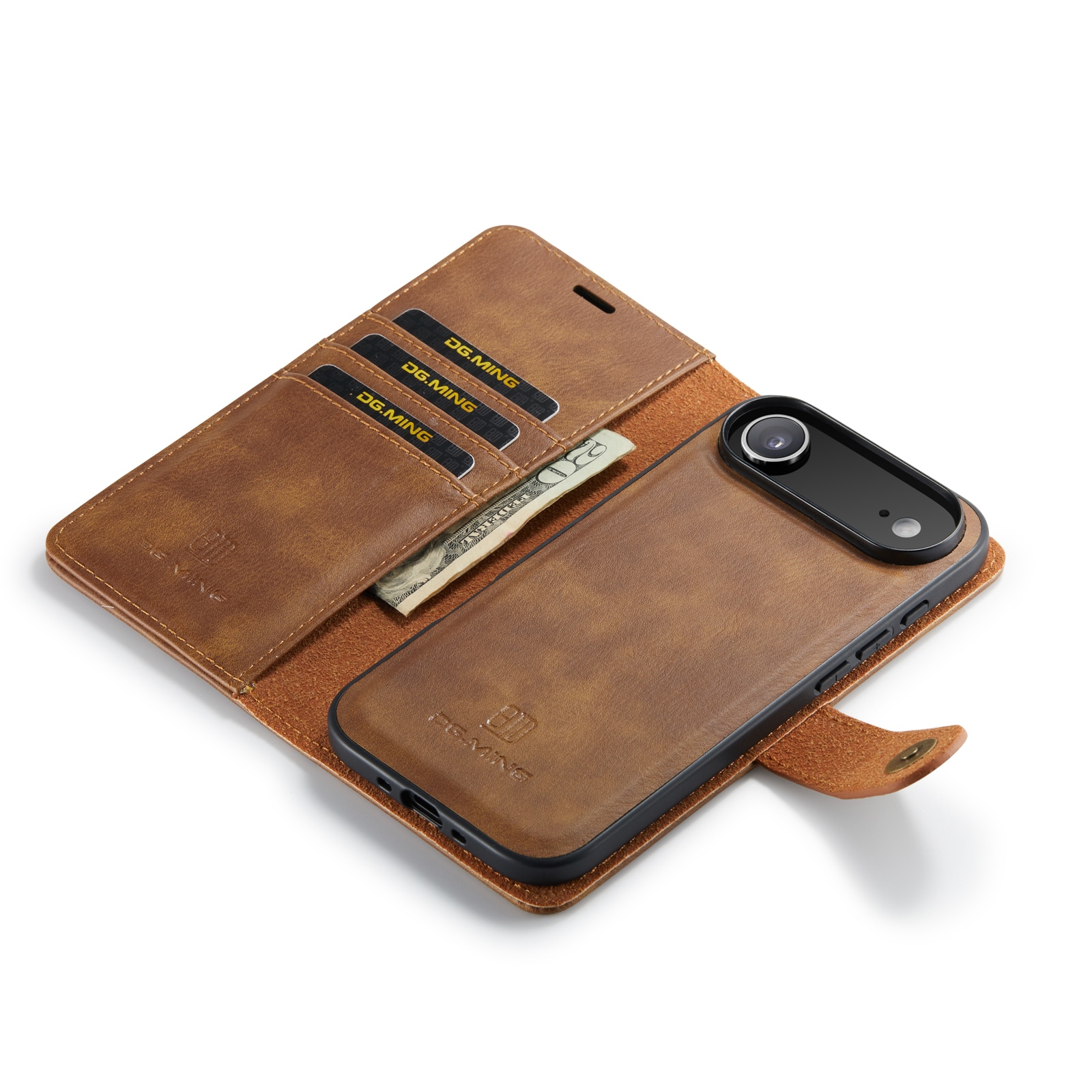 Magnet Wallet iPhone 17 Air Cognac
