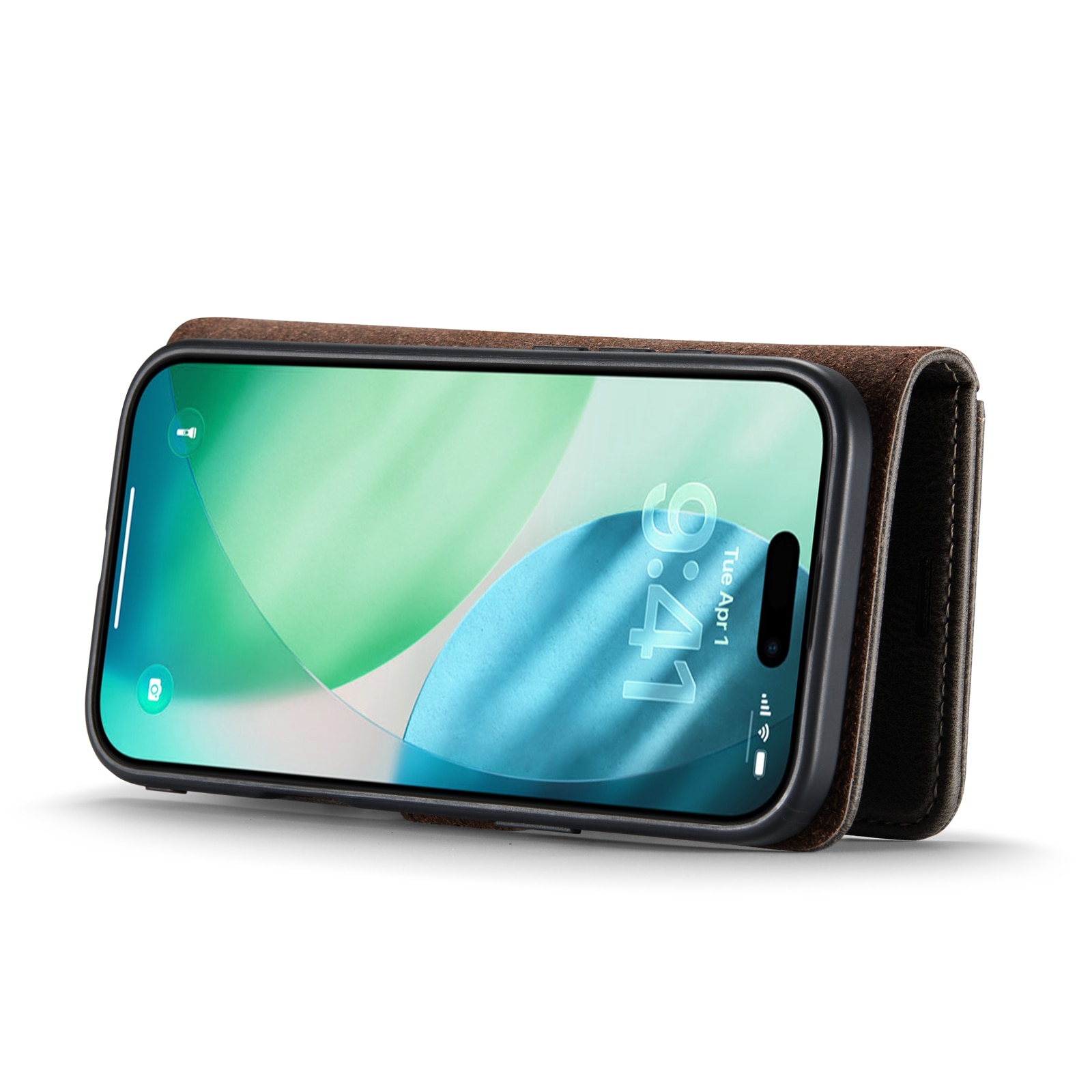 Magnet Wallet iPhone 17 Air Brown