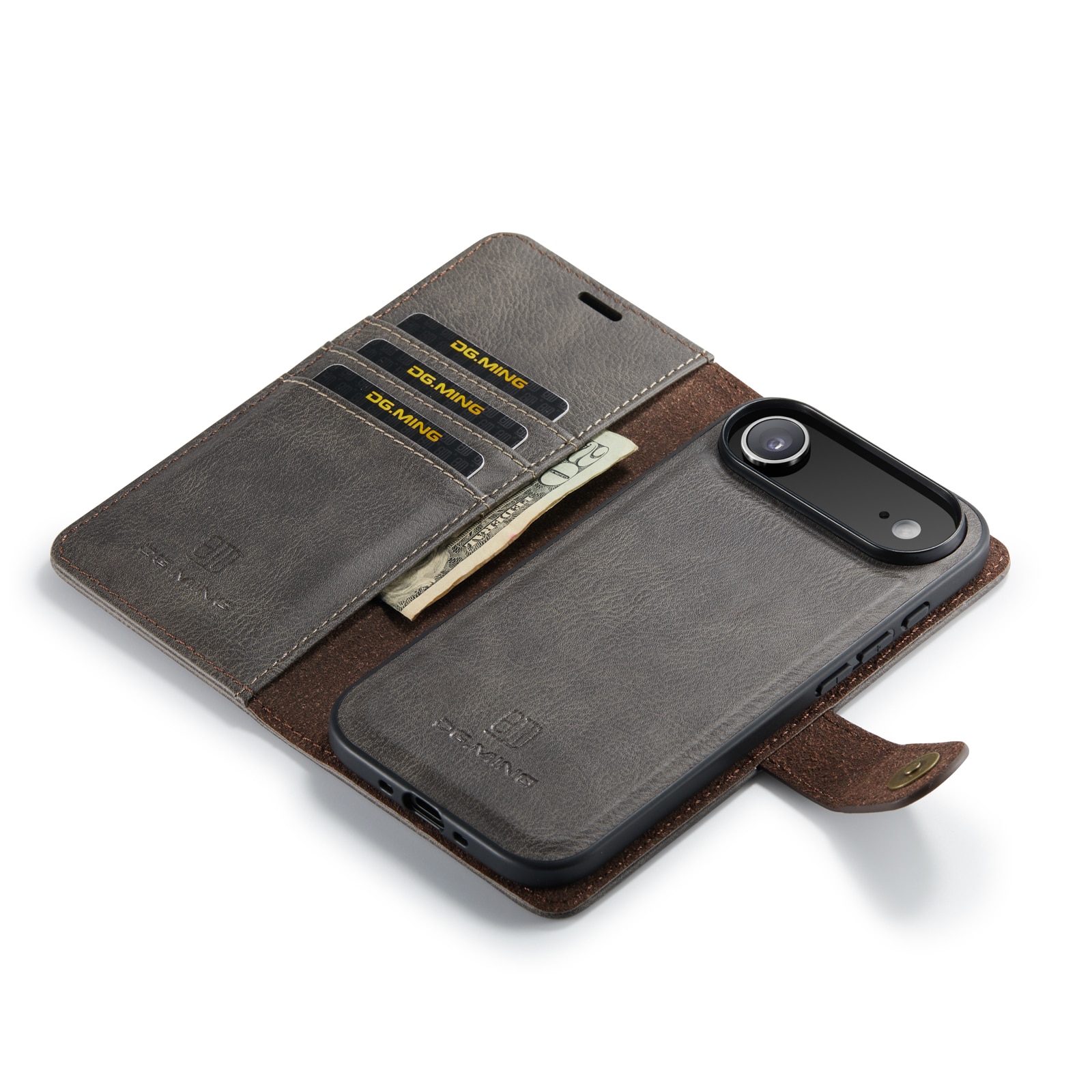 Magnet Wallet iPhone 17 Air Brown