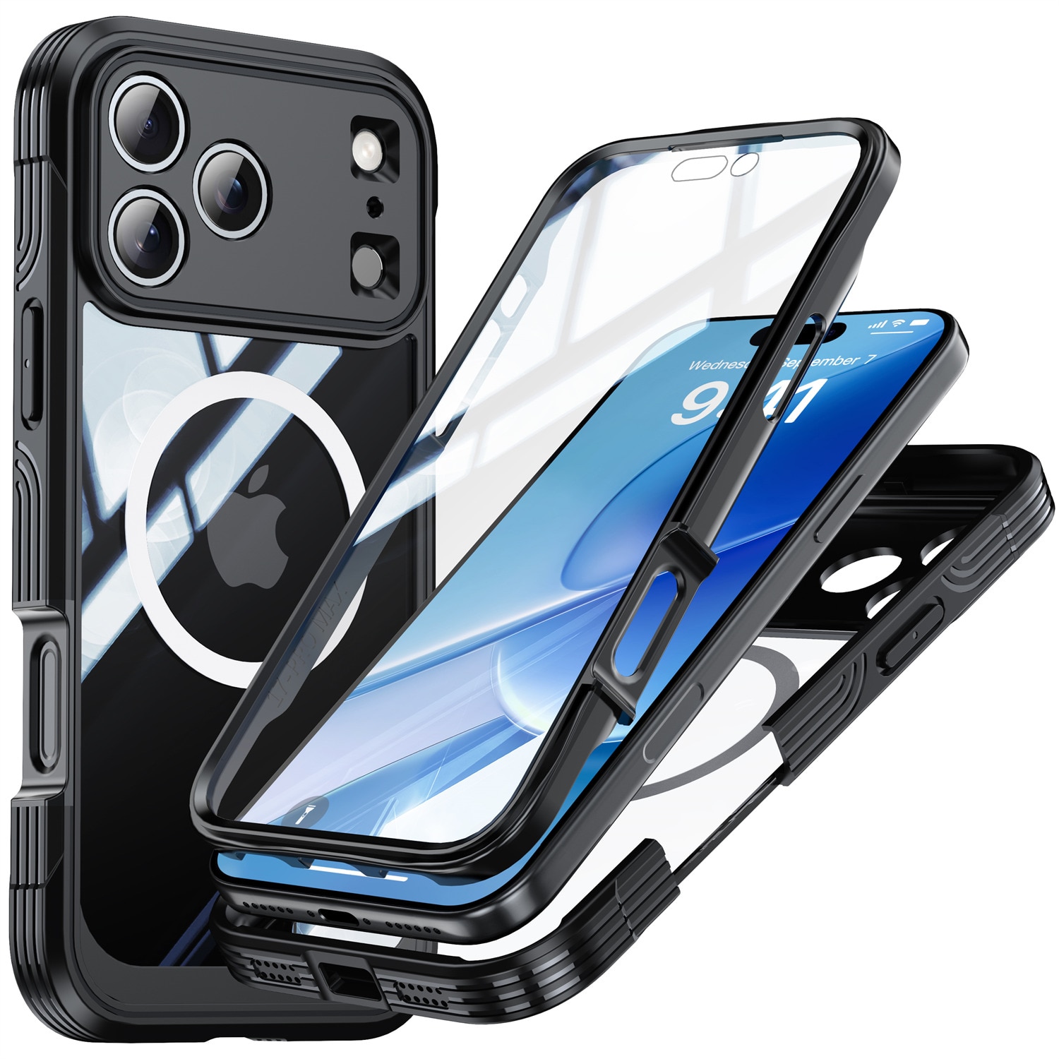 Premium Full Protection Case iPhone 17 Pro Max Black