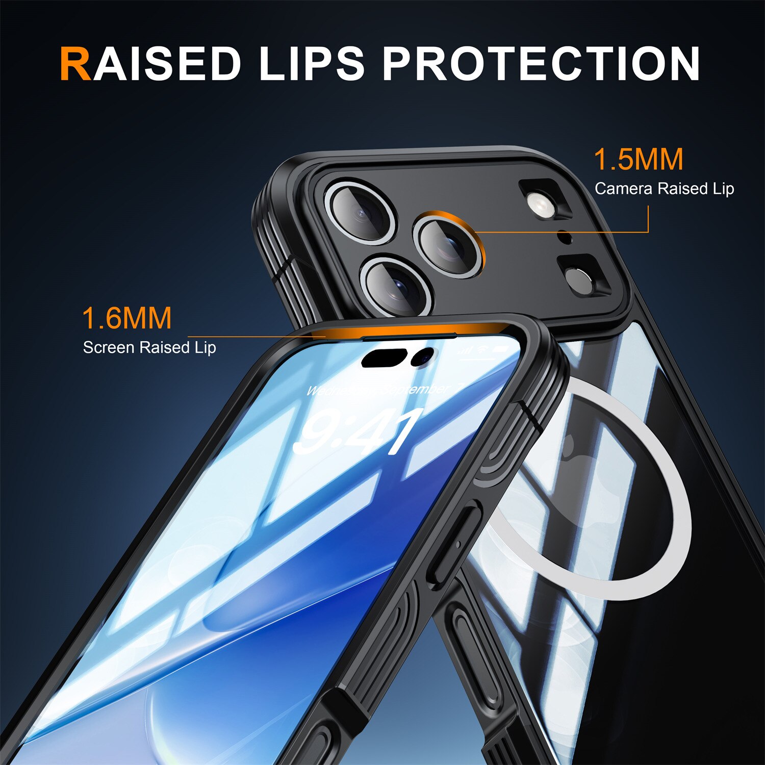 Premium Full Protection Case iPhone 17 Pro Max Black