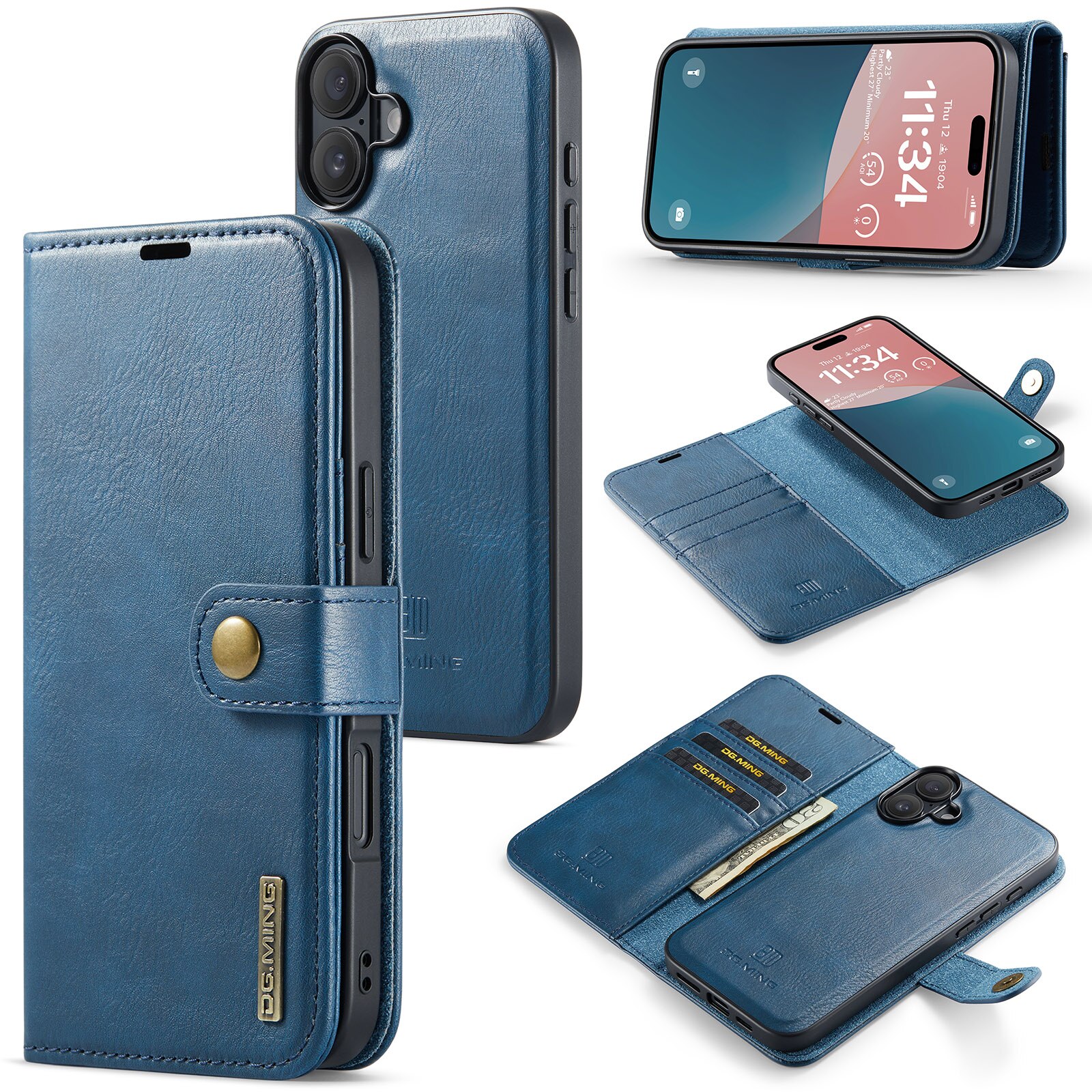 Magnet Wallet iPhone 17 Blue
