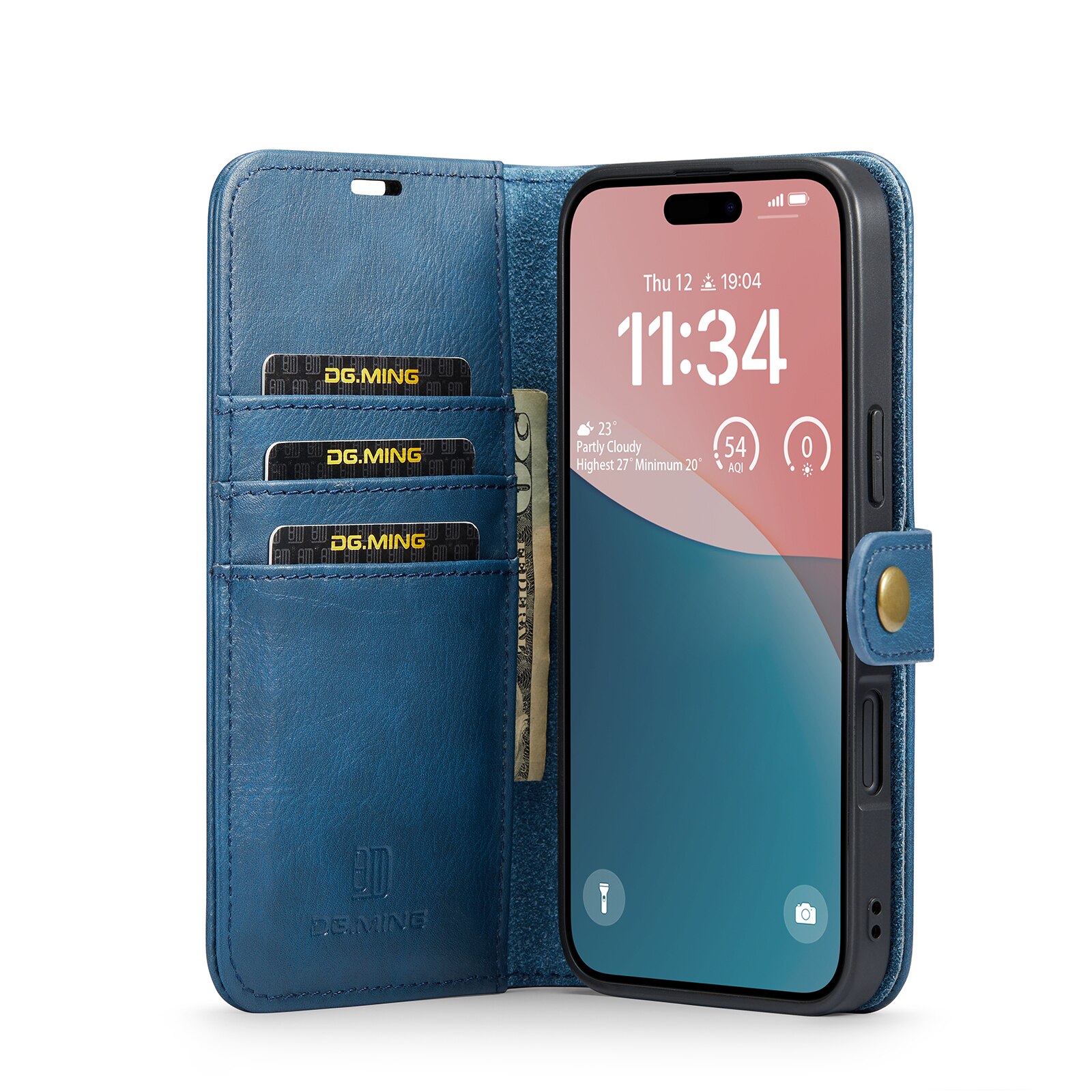 Magnet Wallet iPhone 17 Blue