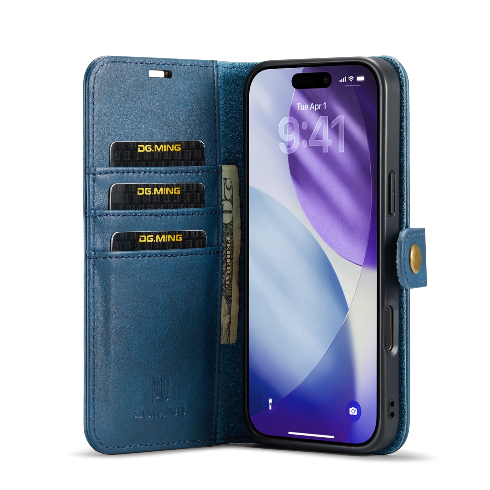 Magnet Wallet iPhone 17 Pro Blue
