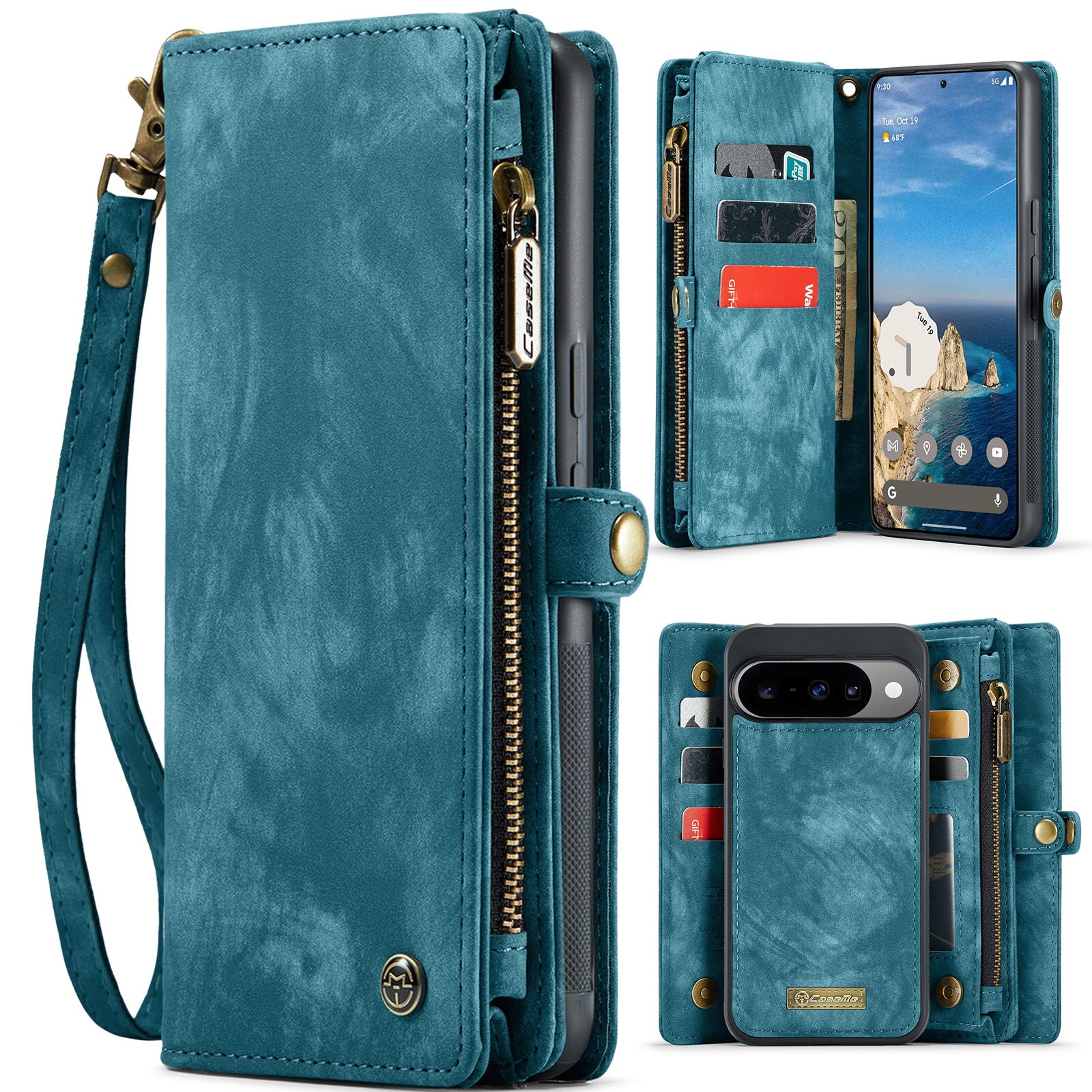 Multi-slot Suojakotelo Google Pixel 10 Sininen