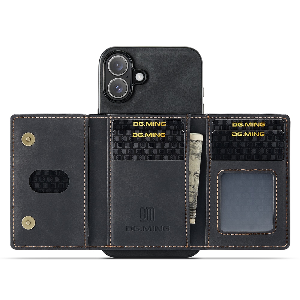 Magnetic Card Slot Case iPhone 17 Musta