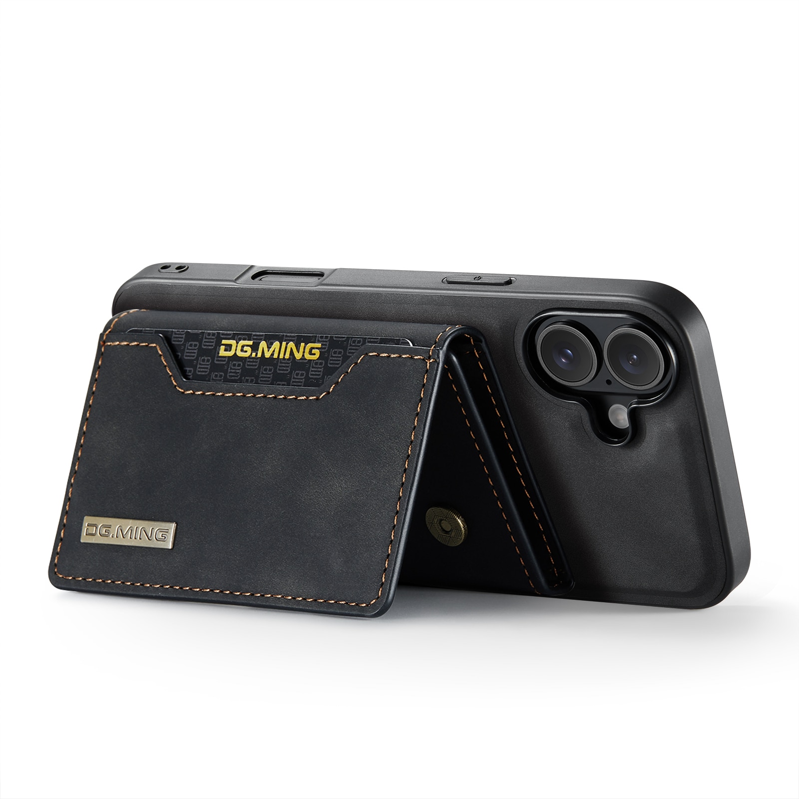 Magnetic Card Slot Case iPhone 17 Musta