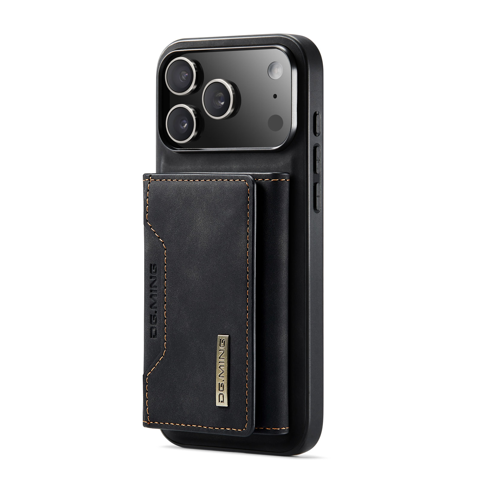 Magnetic Card Slot Case iPhone 17 Pro Max Musta