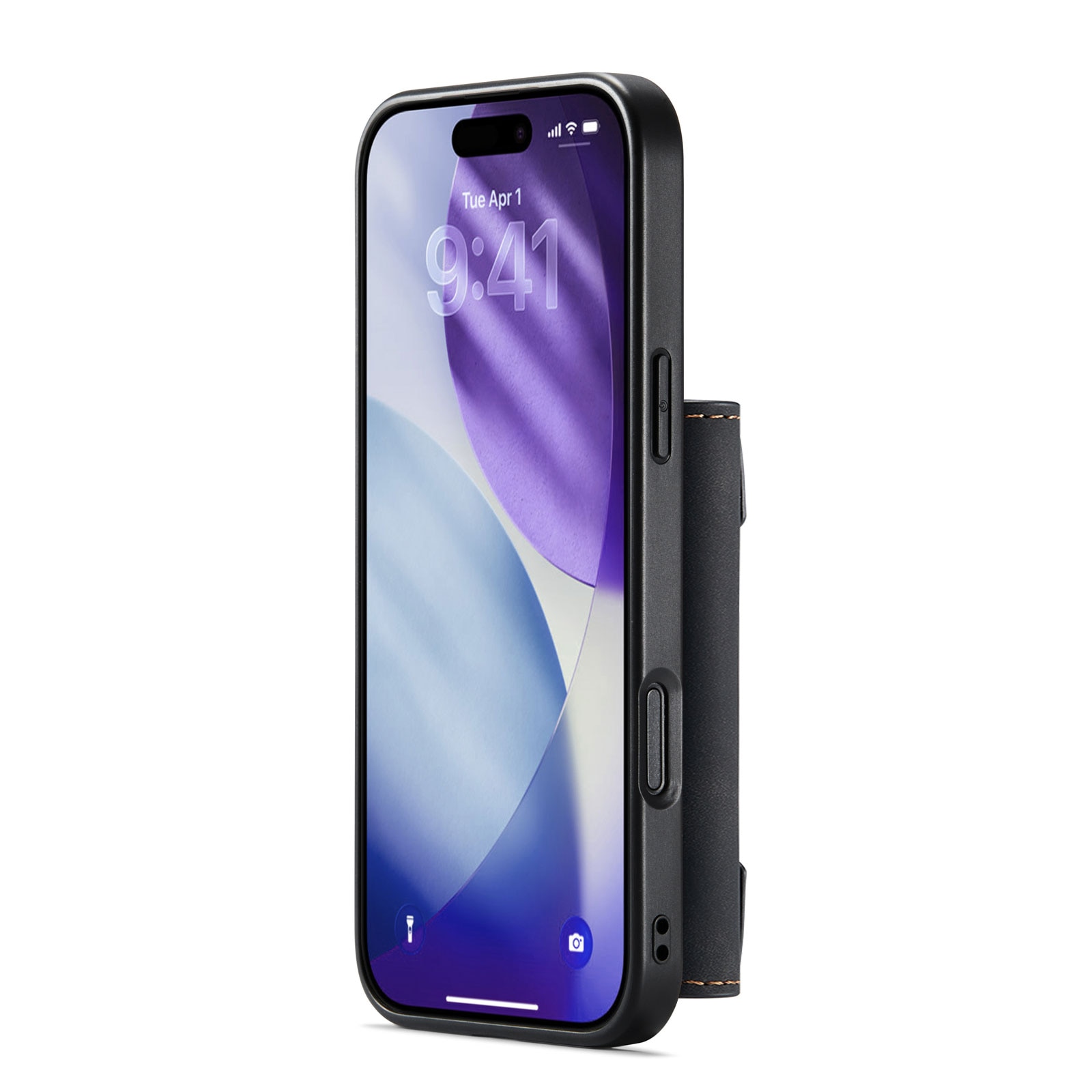 Magnetic Card Slot Case iPhone 17 Pro Max Musta