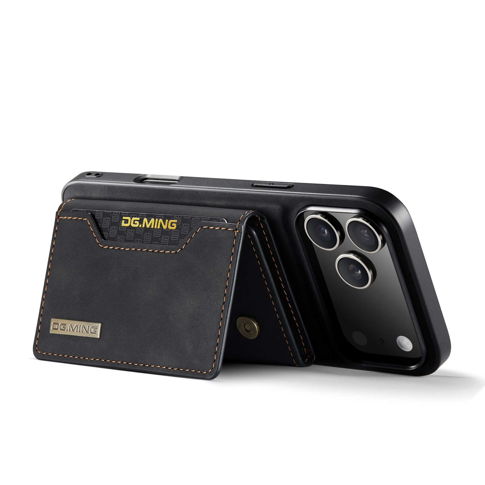 Magnetic Card Slot Case iPhone 17 Pro Max Musta