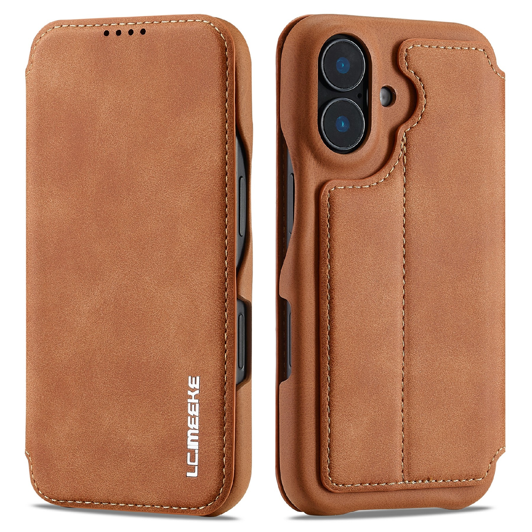 Slim Lompakkokotelot iPhone 17 Cognac