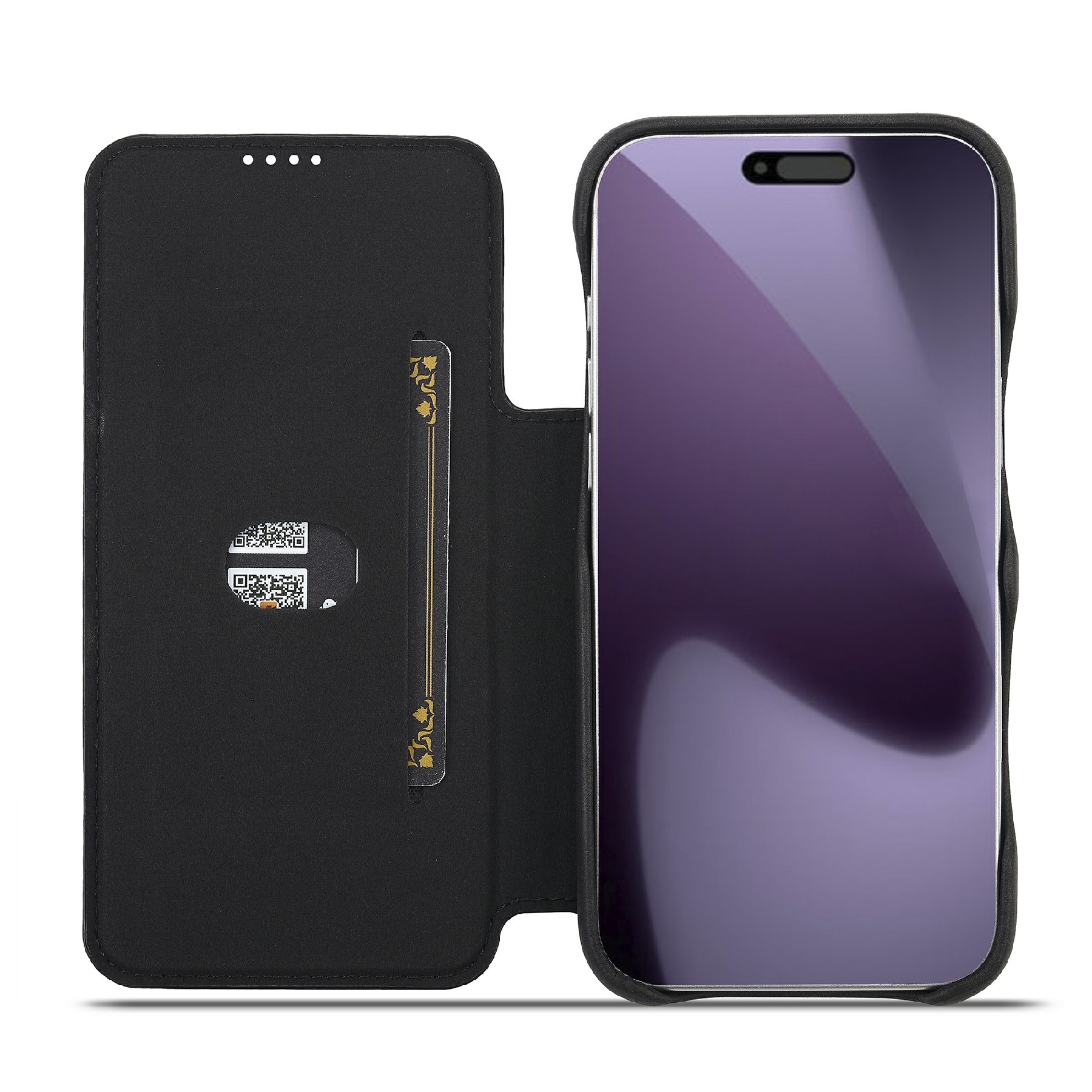 Slim Lompakkokotelot iPhone 17 Pro Musta