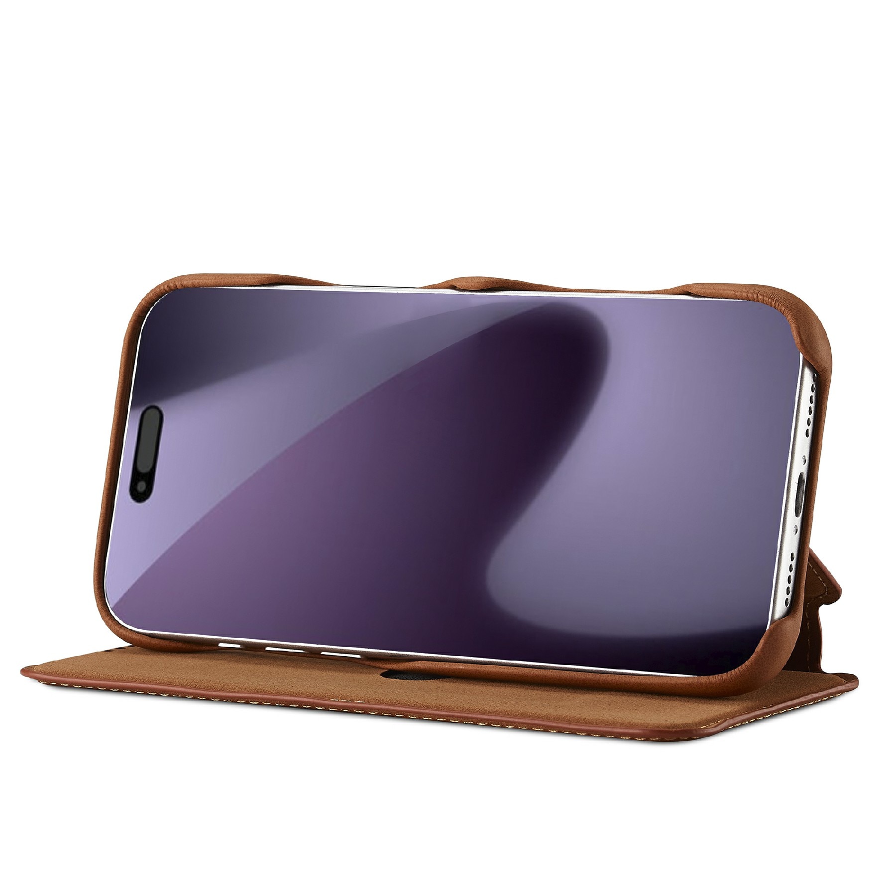 Slim Lompakkokotelot iPhone 17 Pro Cognac