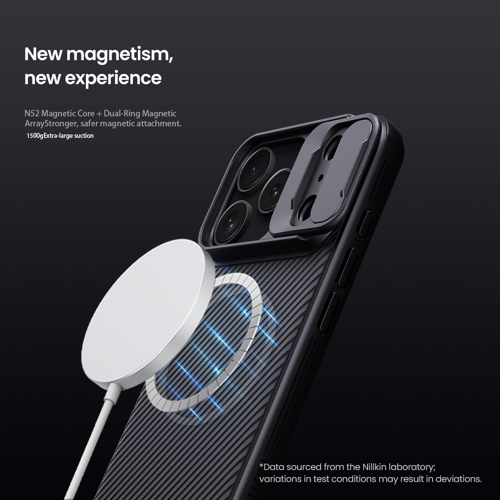 CamShield Kuori MagSafe iPhone 17 Pro Musta