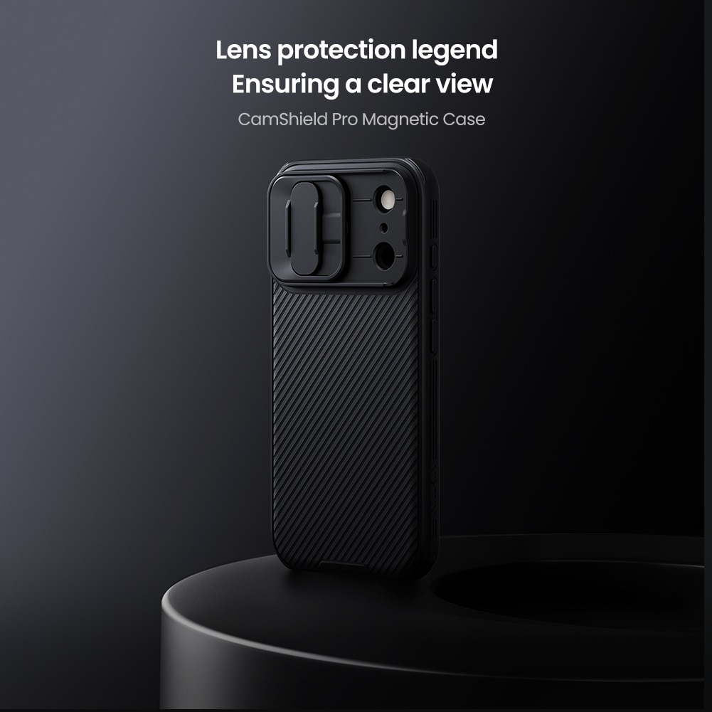 CamShield Kuori MagSafe iPhone 17 Pro Max Musta