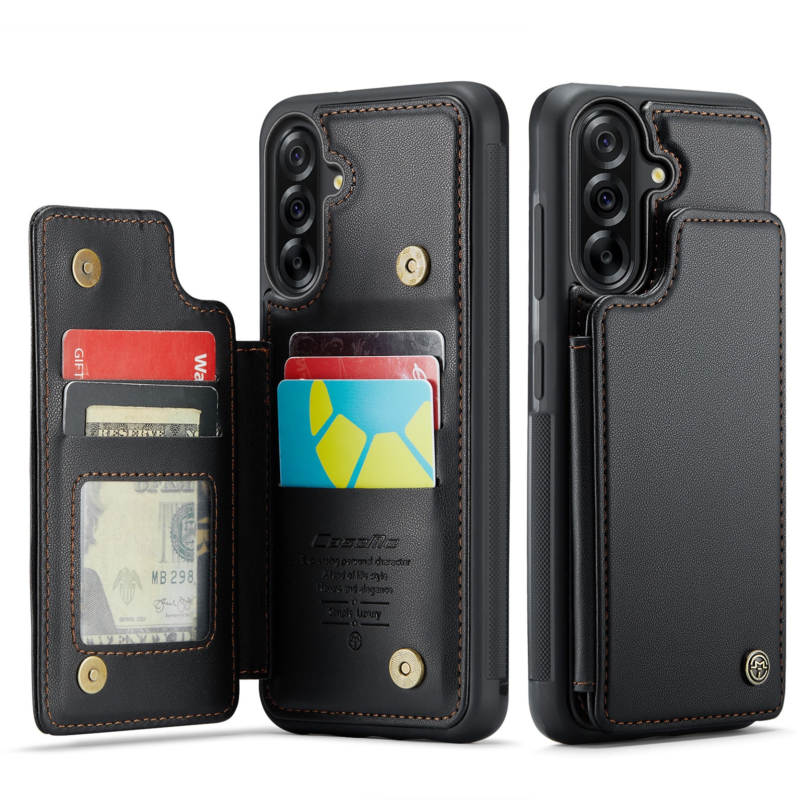 RFID-blocking Lompakonkuori Samsung Galaxy A17 musta
