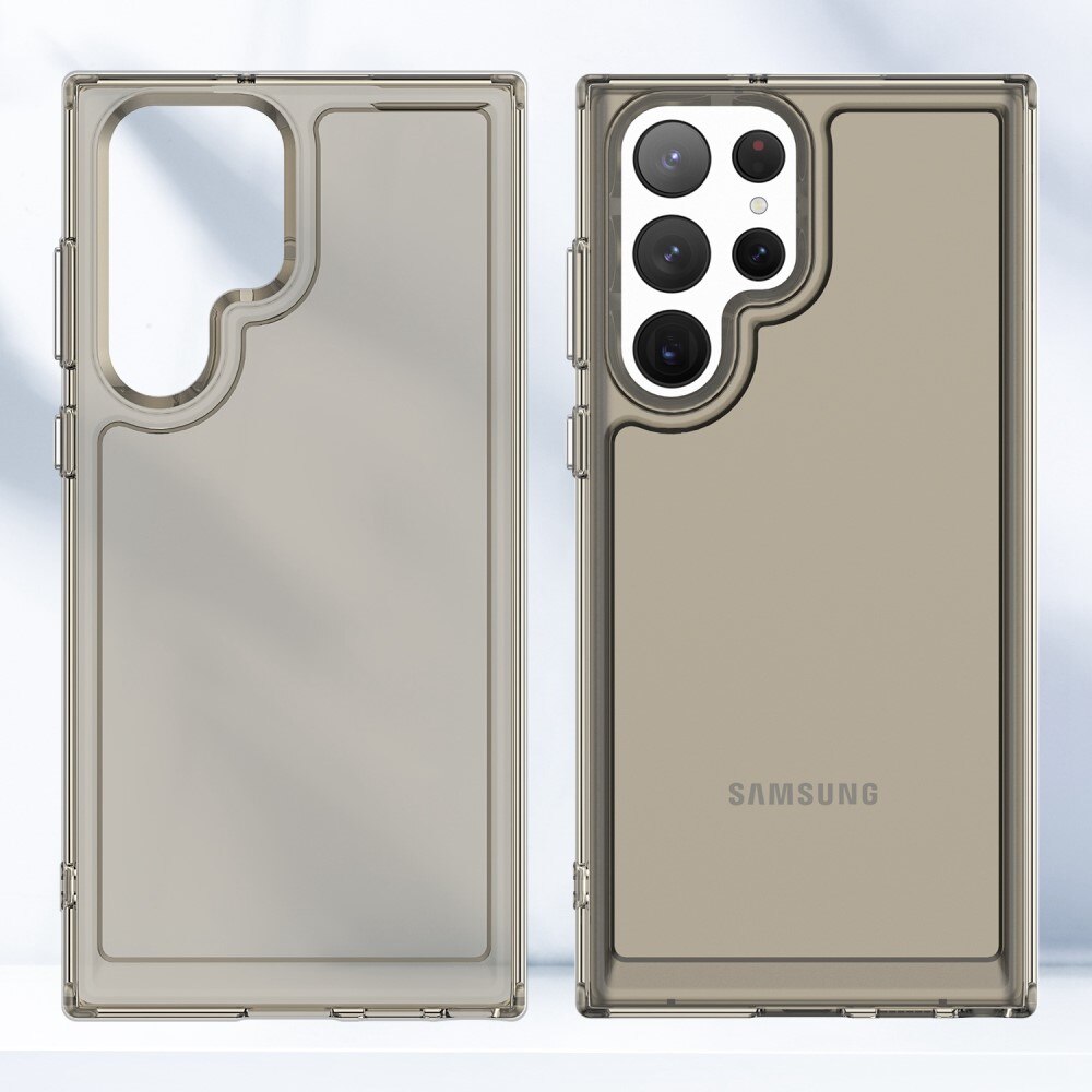 Crystal Hybrid Case Samsung Galaxy S23 Ultra harmaa