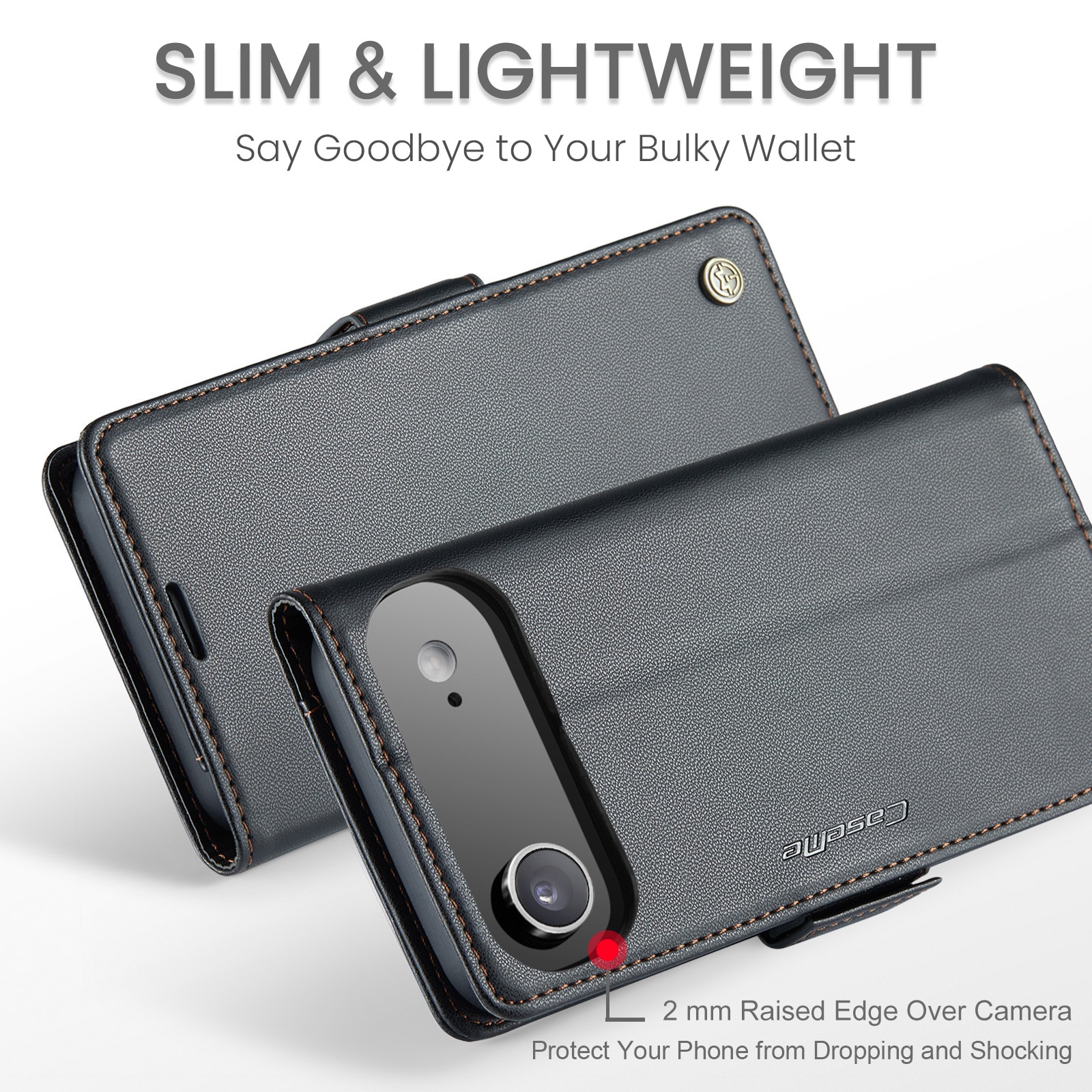 RFID Slim Lompakkokotelo iPhone 17 Air Musta