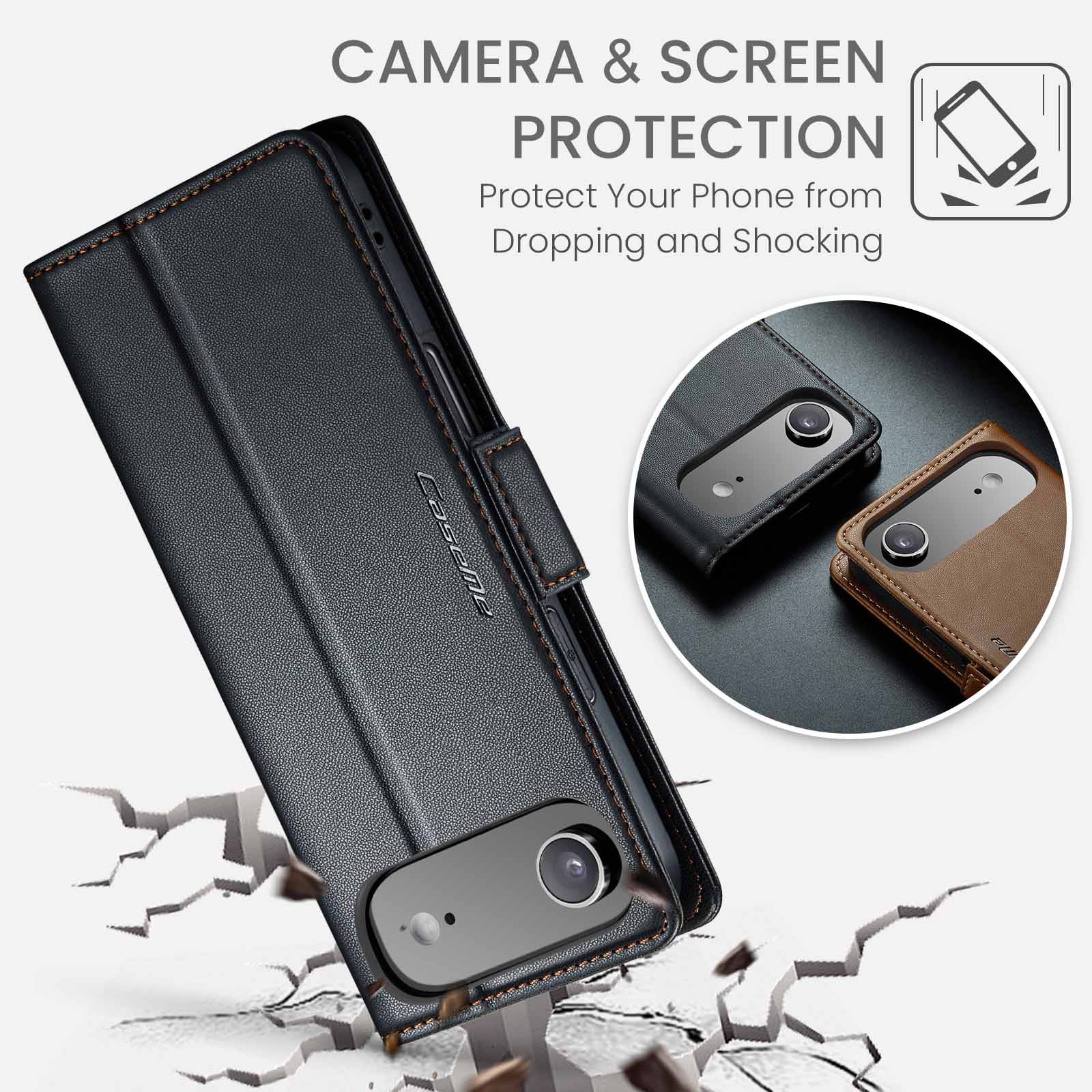 RFID Slim Lompakkokotelo iPhone 17 Air Musta
