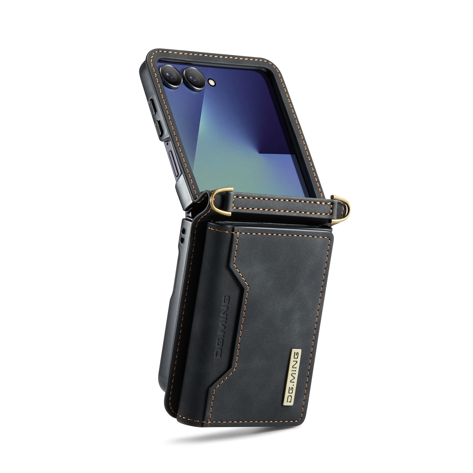 Card Slot Case Samsung Galaxy Z Flip 7 Musta