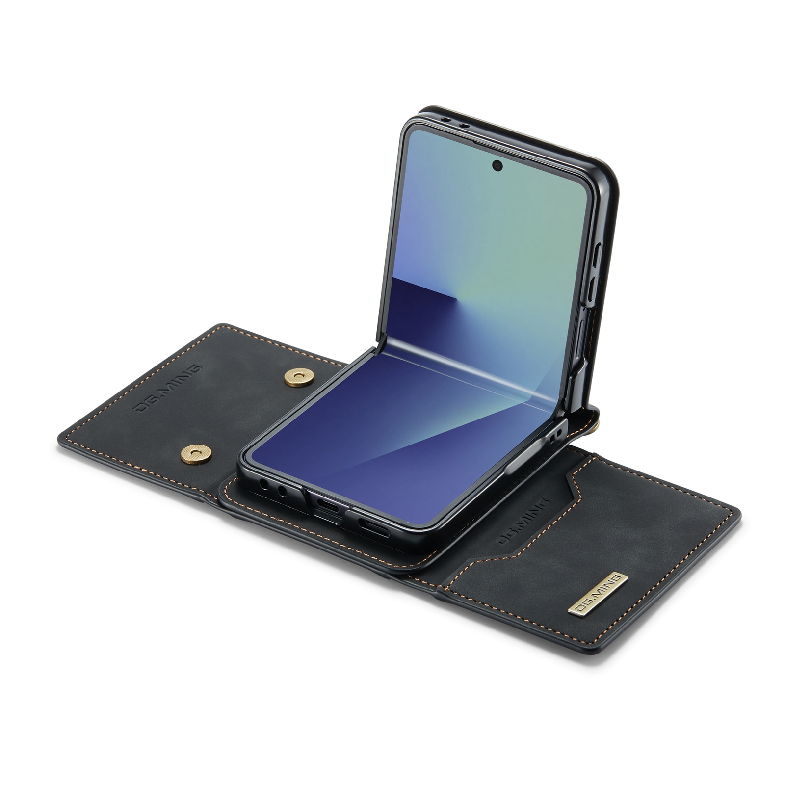 Card Slot Case Samsung Galaxy Z Flip 7 Musta