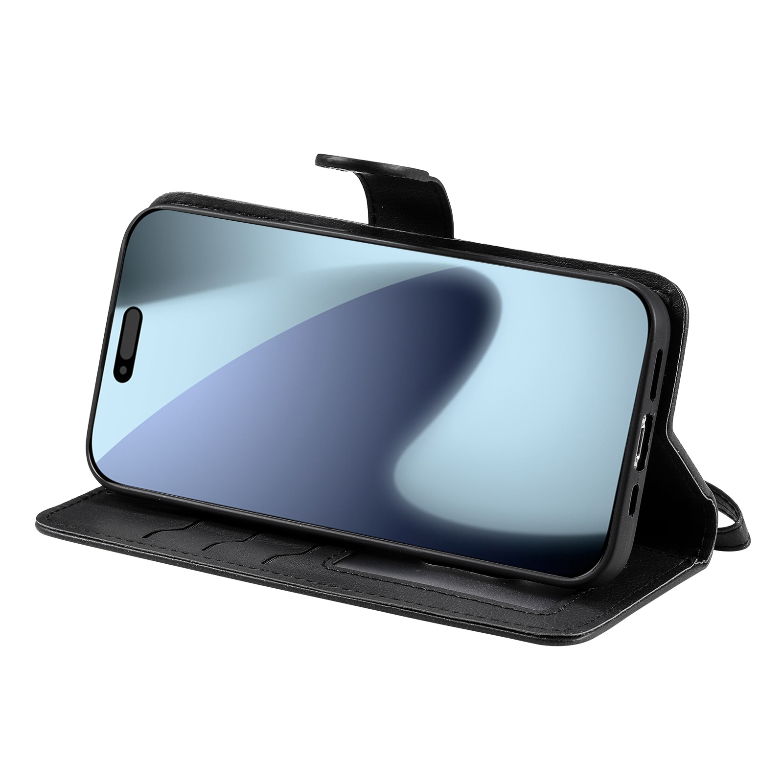 Magneettinen lompakko iPhone 17 Pro Musta