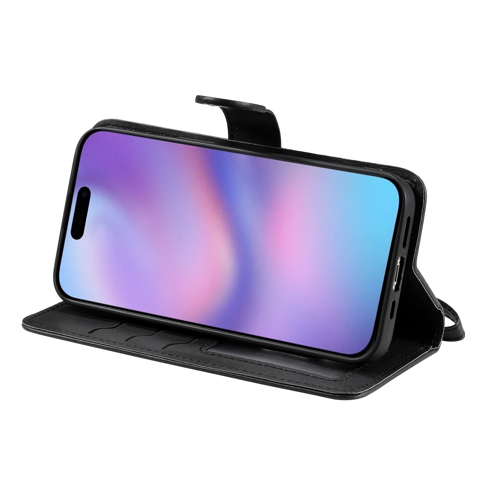 Magneettinen lompakko iPhone 17 musta