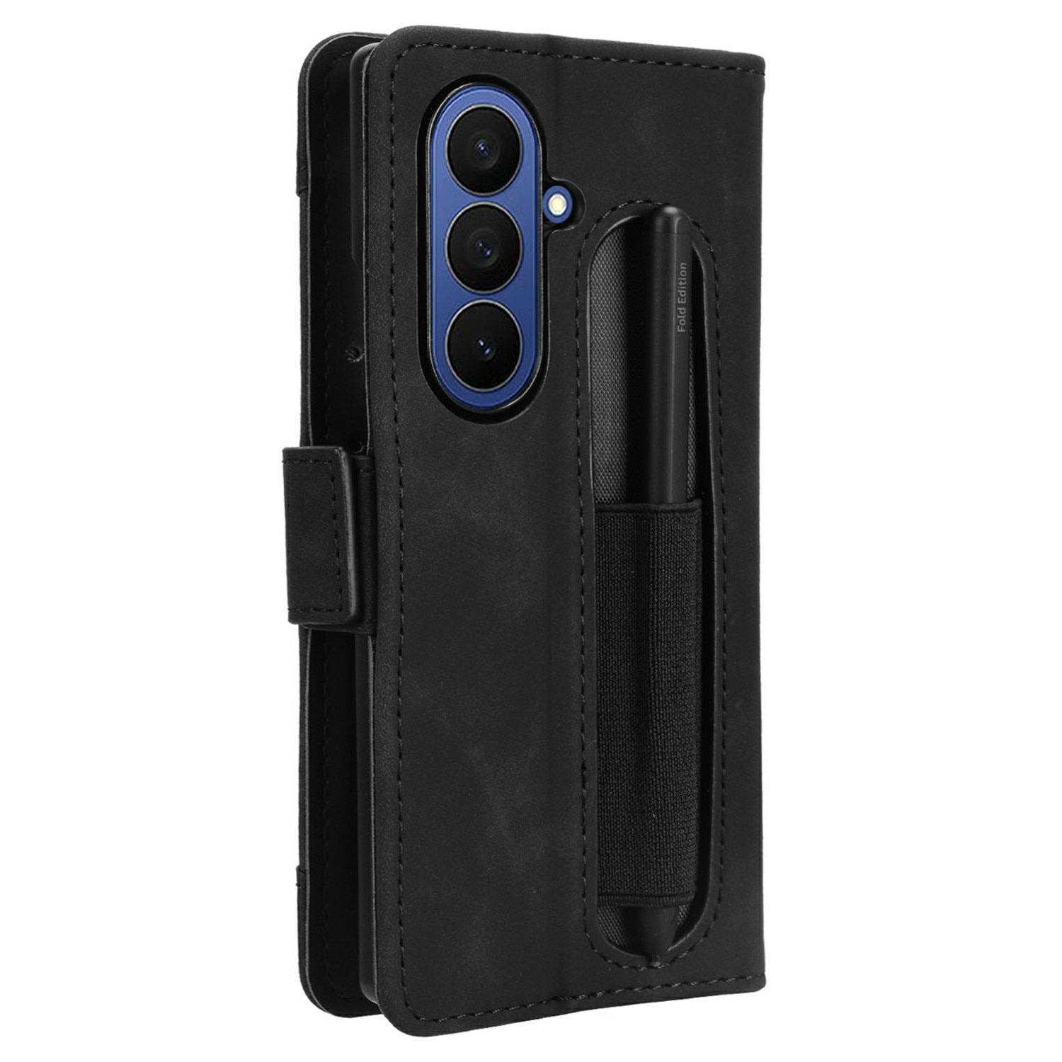 Multi Lompakkokotelo Kynäpidikkeellä Samsung Galaxy Z Fold 7 musta