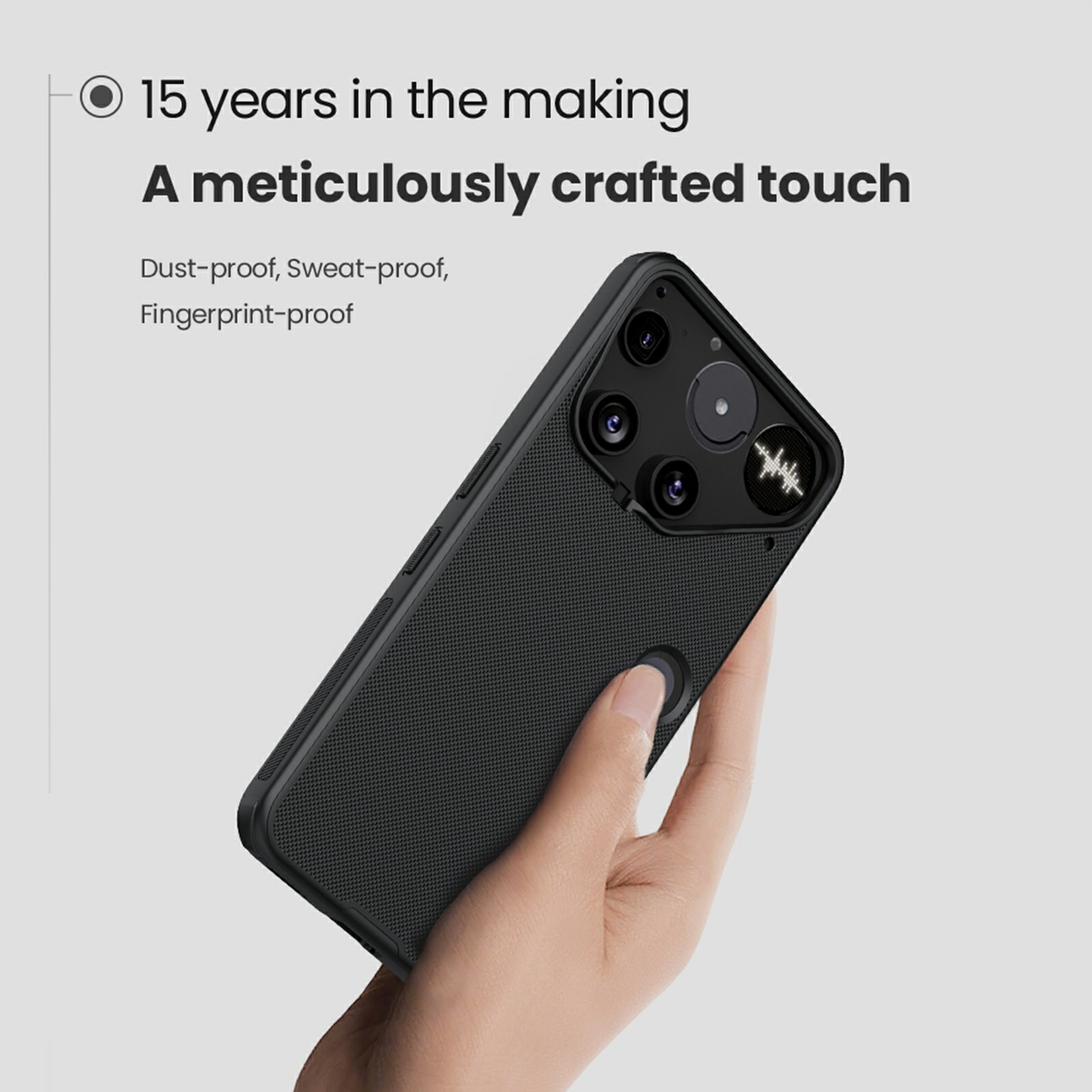 Super Frosted Shield Nothing Phone 3 musta