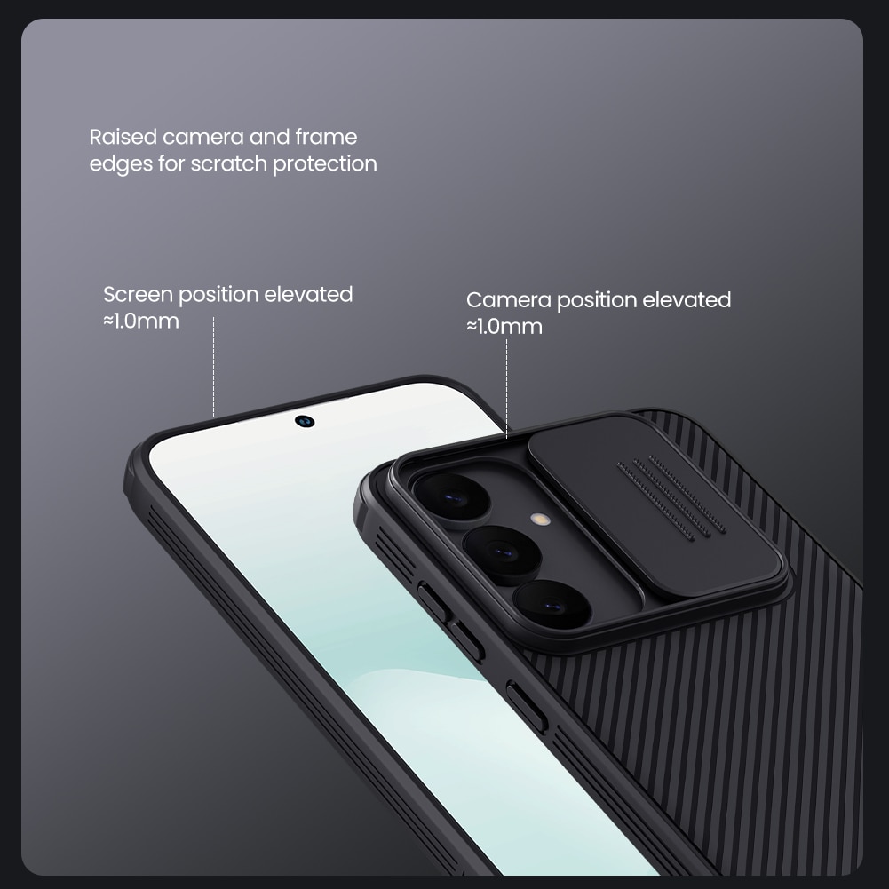 CamShield Kuori Samsung Galaxy S25 FE Musta
