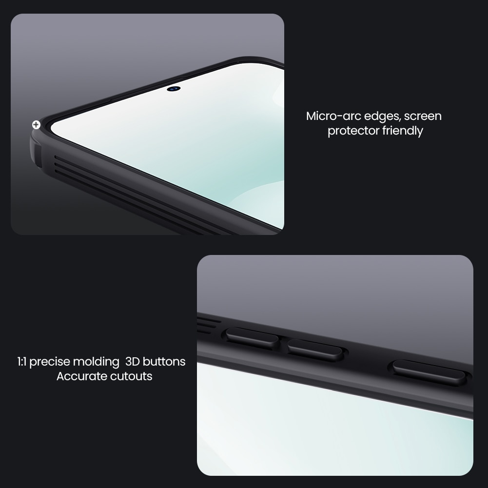 CamShield Kuori Samsung Galaxy S25 FE Musta