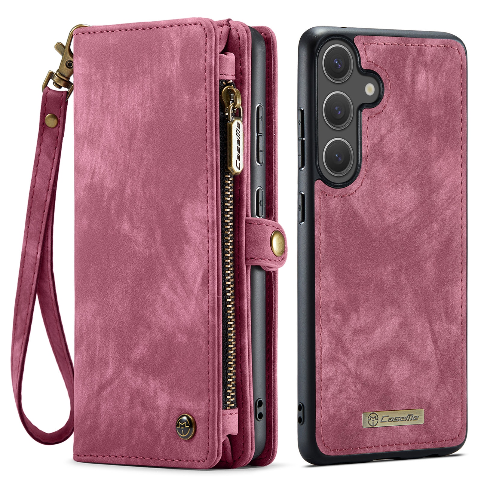 Multi-slot Suojakotelo Samsung Galaxy S25 FE Punainen