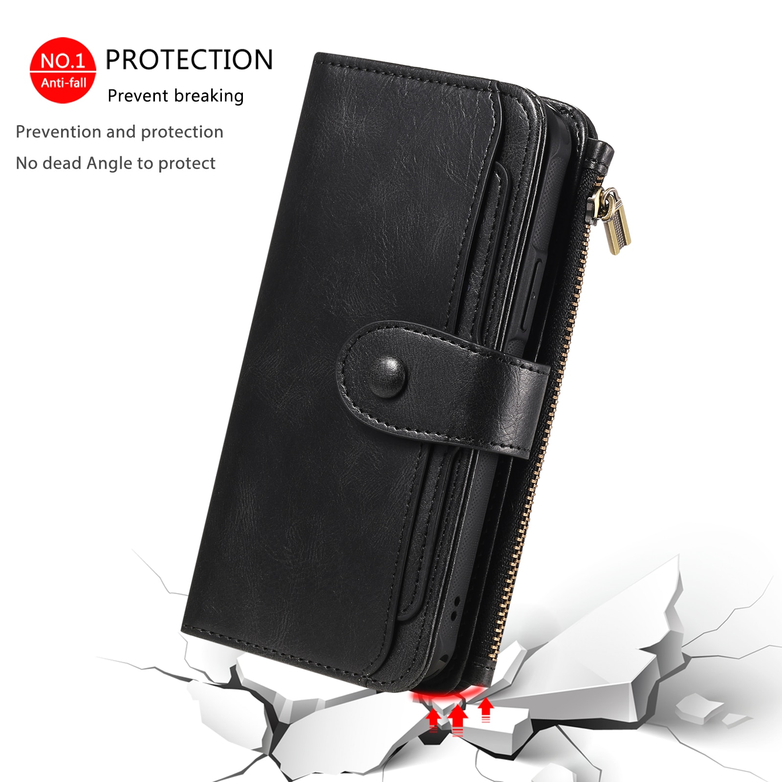 Magnet Leather Multi-Wallet iPhone 17 Pro msuta