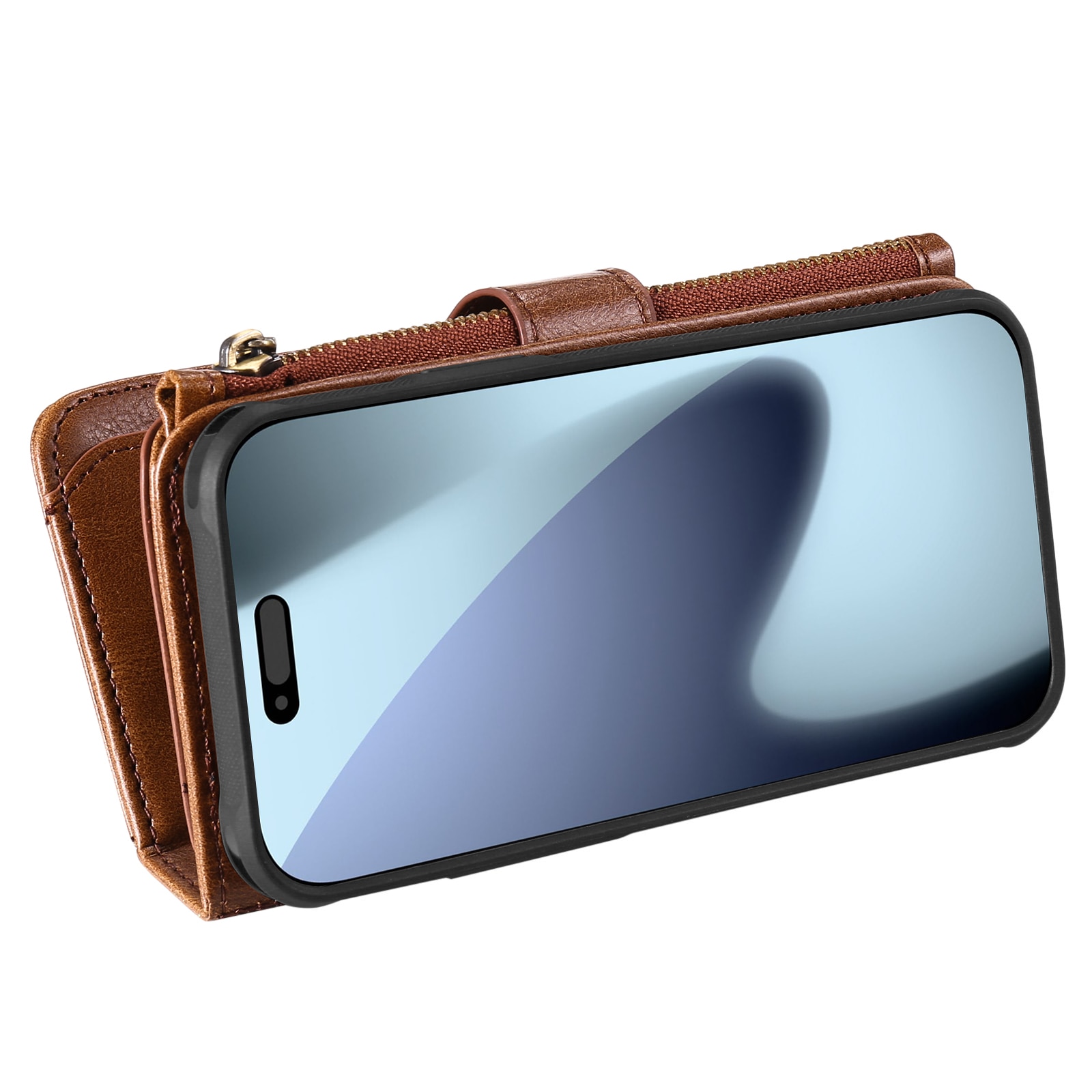 Magnet Leather Multi-Wallet iPhone 17 Pro Max Ruskea