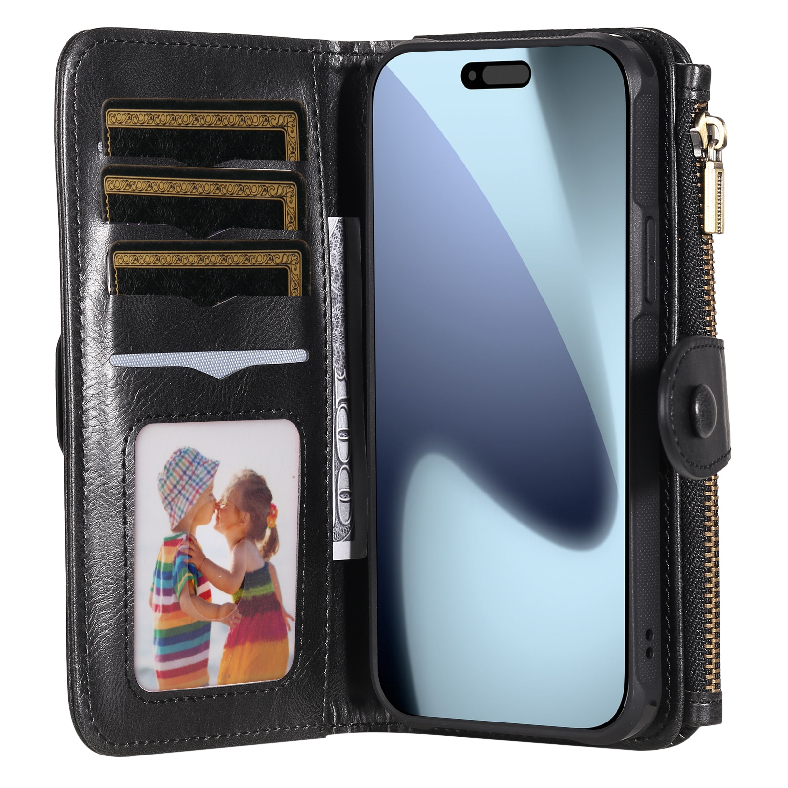 Magnet Leather Multi-Wallet iPhone 17 Pro Max msuta