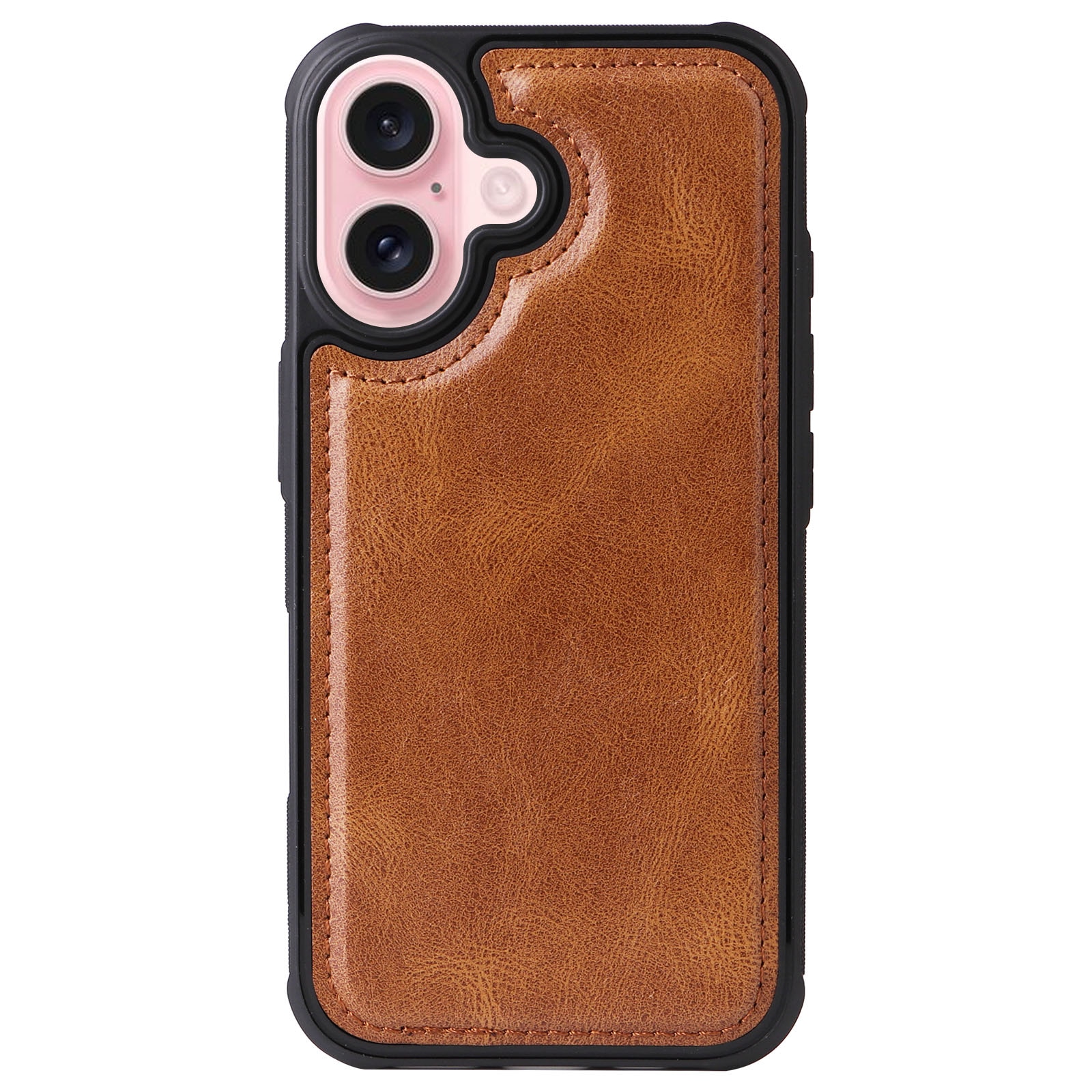 Magnet Leather Multi-Wallet iPhone 17 Ruskea