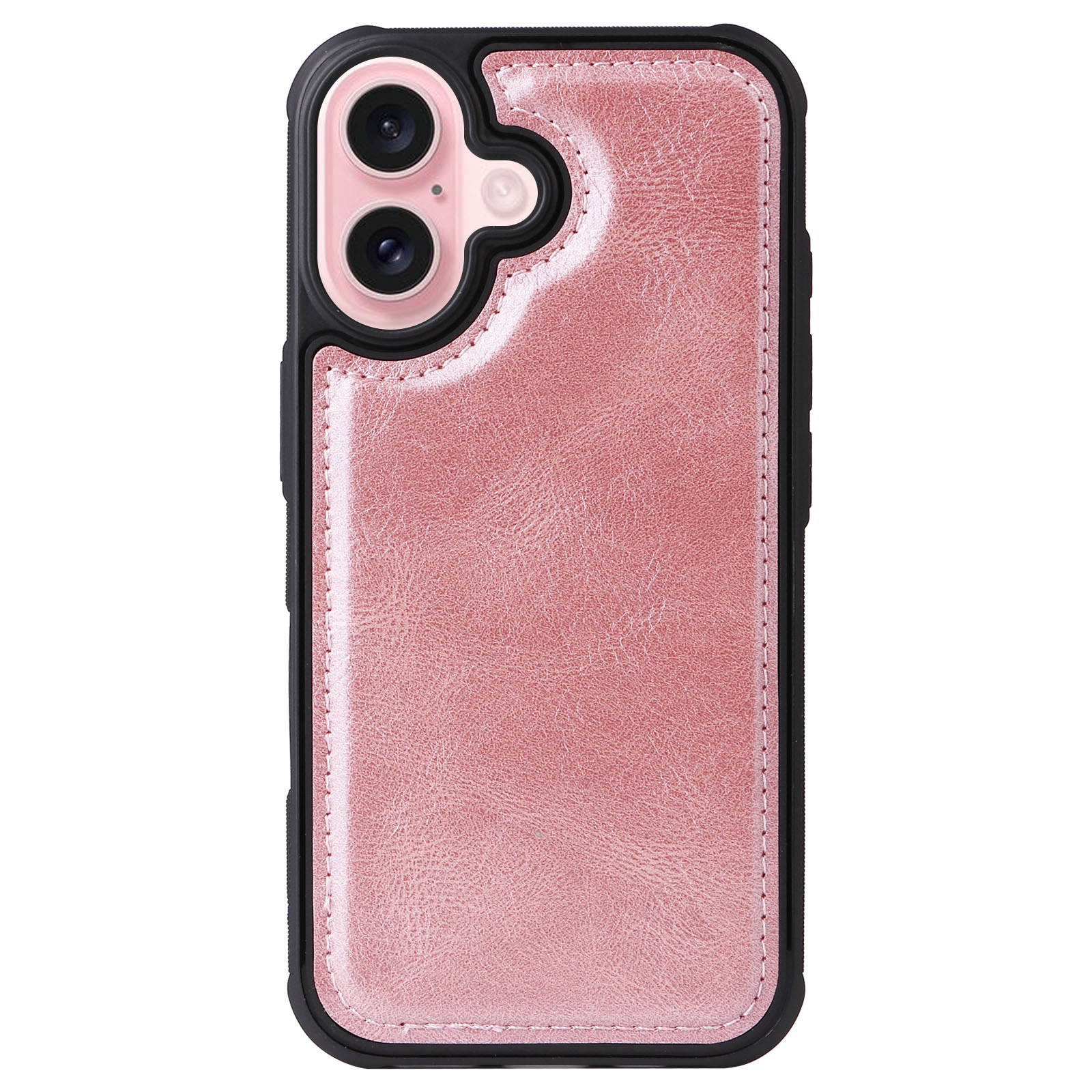 Magnet Leather Multi-Wallet iPhone 17 Vaaleanpunainen