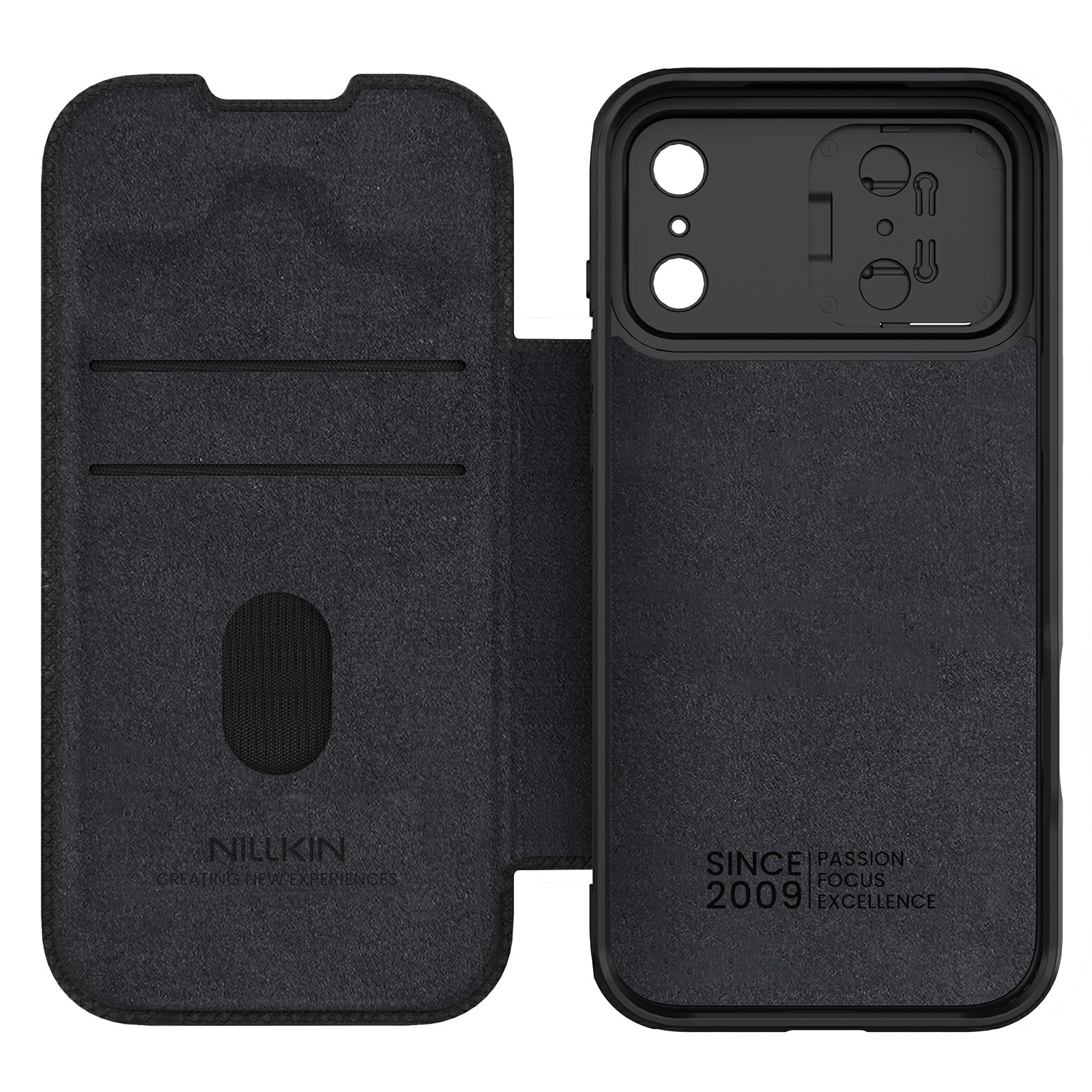 Qin Pro CamShield iPhone 17 Pro Max Musta