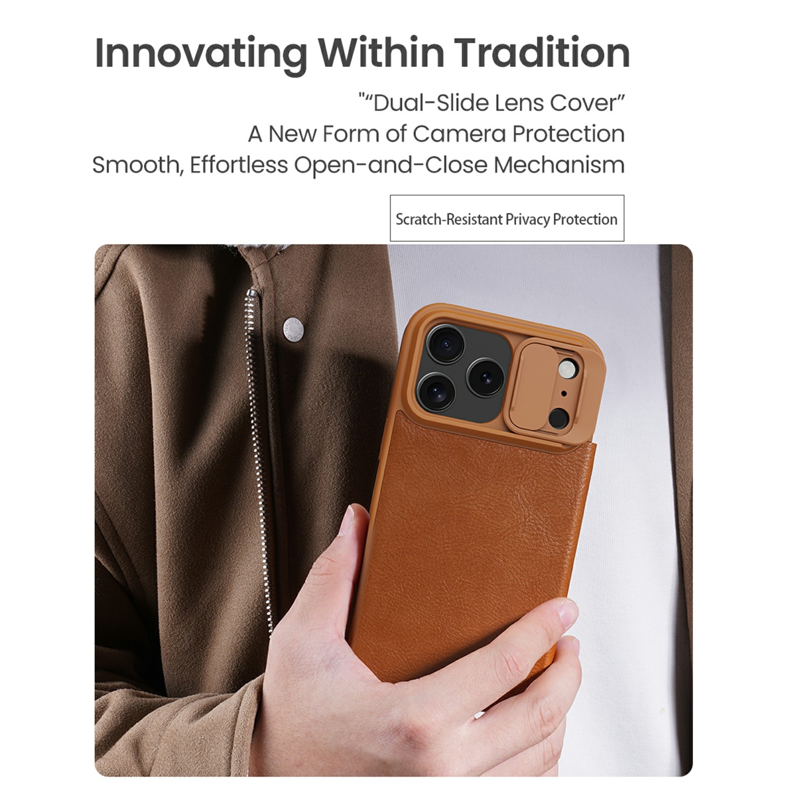 Qin Pro CamShield iPhone 17 Pro Max Musta