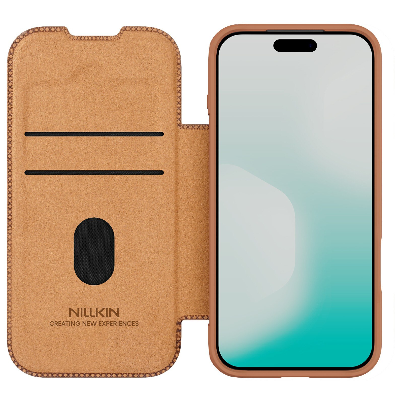 Qin Pro CamShield iPhone 17 Pro Ruskea