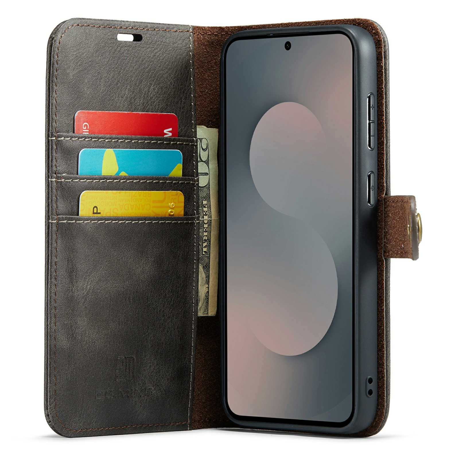 Magnet Wallet Samsung Galaxy S25 FE Brown