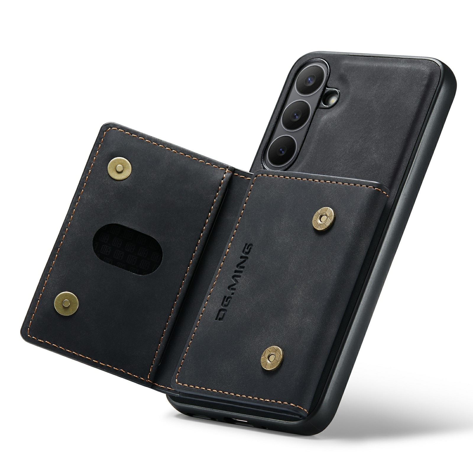 Magnetic Card Slot Case Samsung Galaxy S25 FE Musta