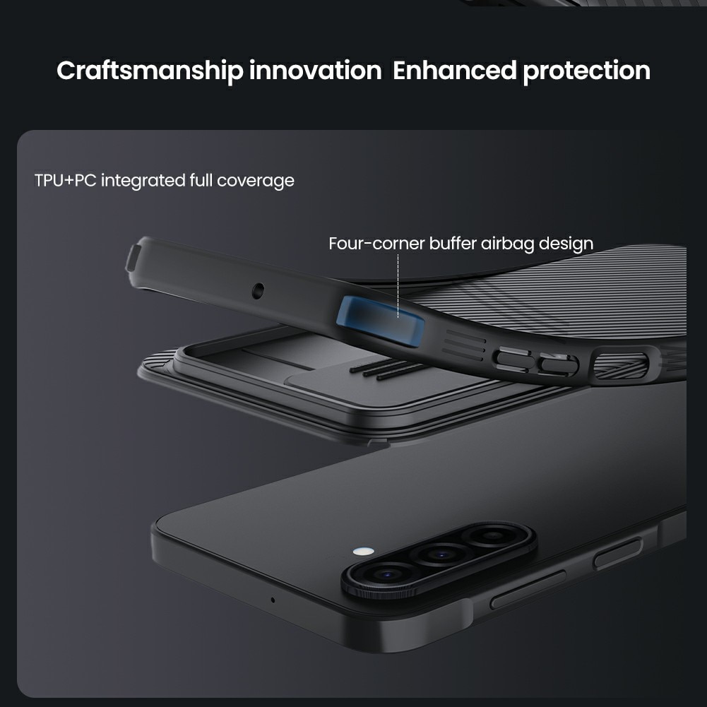 CamShield Kuori Samsung Galaxy A17 Musta