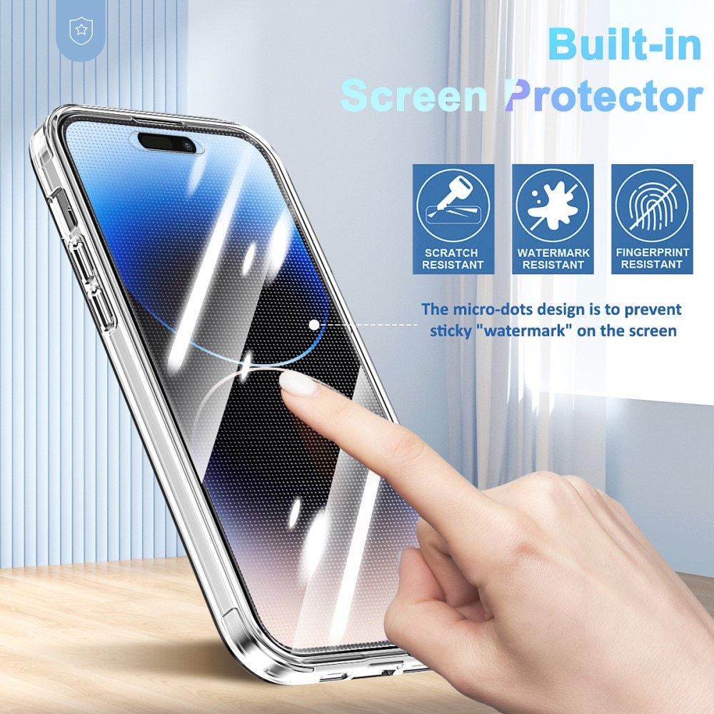 Full Protection Case iPhone 14 Pro kirkas
