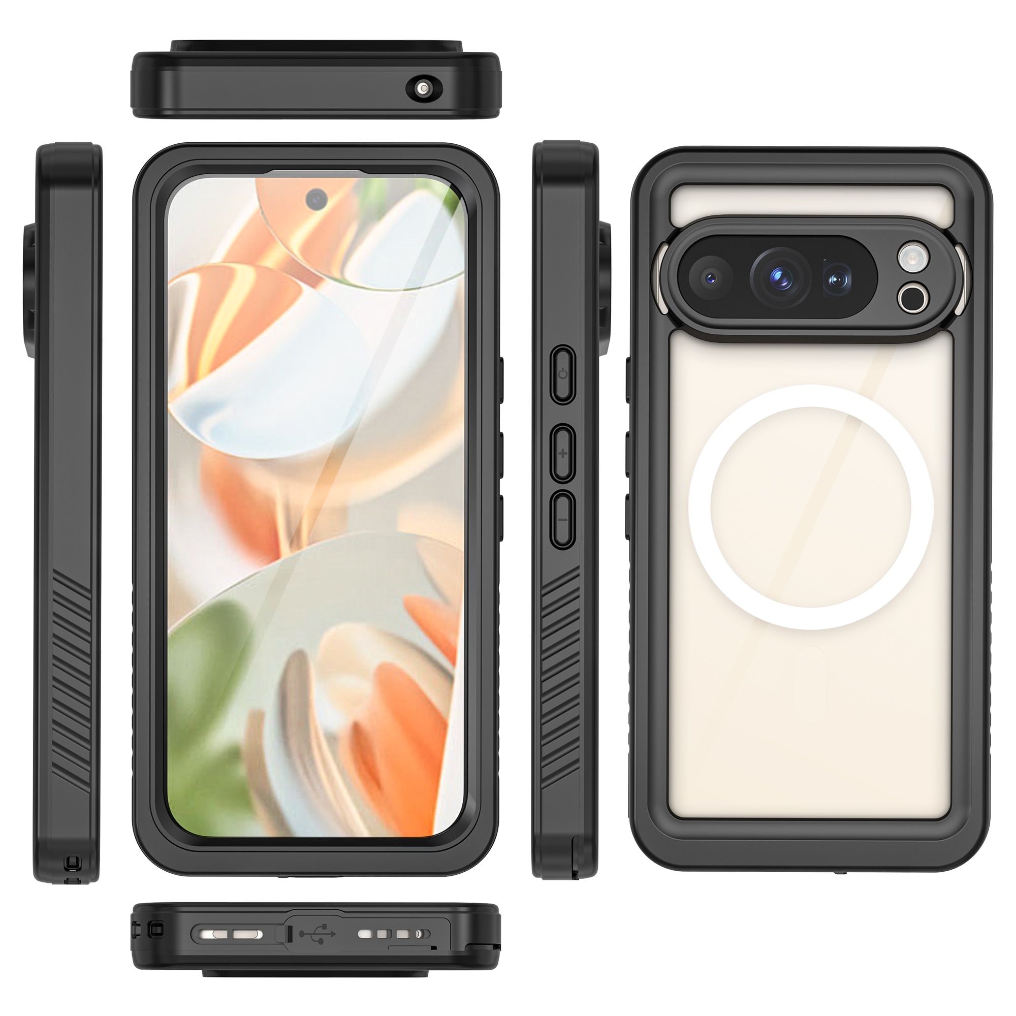Vesitiivis Kuori Google Pixel 10 Pro kirkas